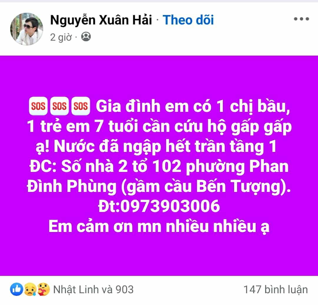 Những tiếng kêu cứu giữa ngập lụt kinh hoàng tại Thái Nguyên - Ảnh 2.