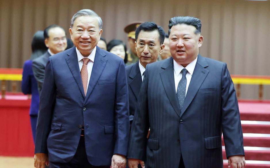 Tổng Bí thư Tô Lâm hội đàm với Tổng Bí thư, Chủ tịch Quốc vụ Triều Tiên Kim Jong Un - Ảnh 2.
