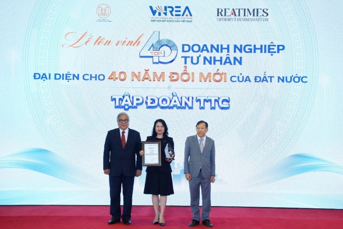 Tập đoàn TTC: Doanh nghiệp tư nhân tiêu biểu đại diện 40 năm Đổi mới - Ảnh 1.