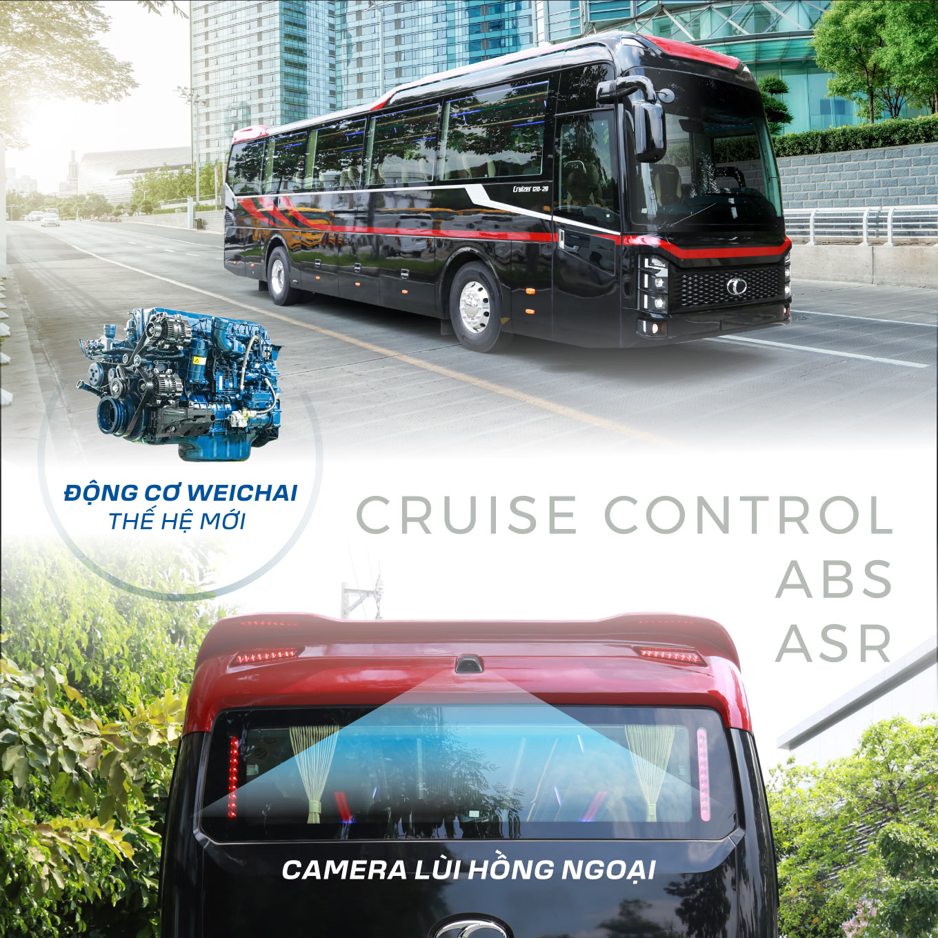 Ra mắt xe ghế ngồi cao cấp THACO Cruizer 120S thế hệ mới phiên bản 29 chỗ - Ảnh 4.