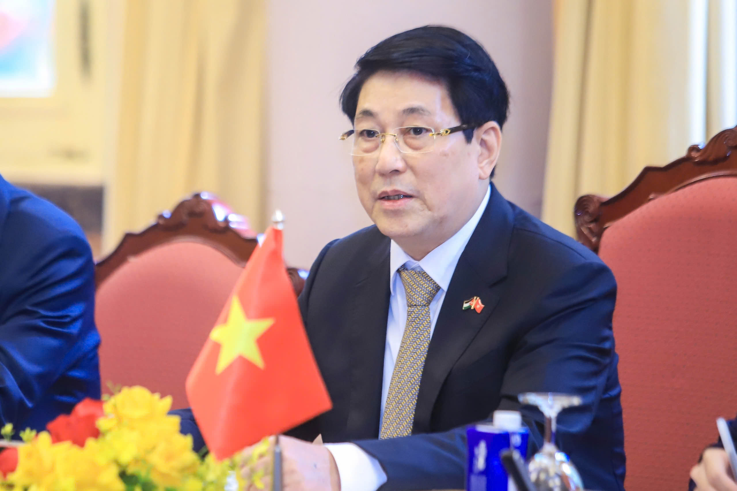 Chủ tịch nước Lương Cường chủ trì lễ đón chính thức Quốc vương Jordan - Ảnh 17.