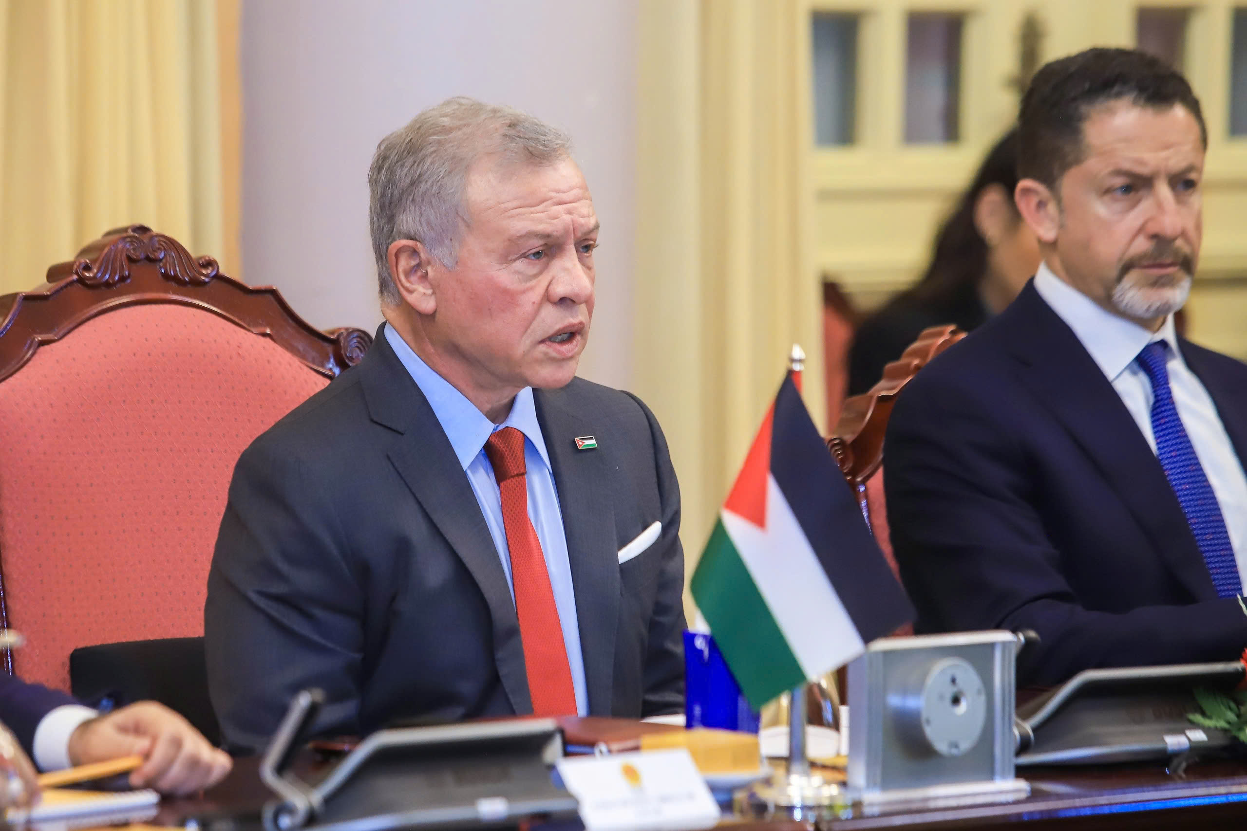 Chủ tịch nước Lương Cường chủ trì lễ đón chính thức Quốc vương Jordan - Ảnh 19.