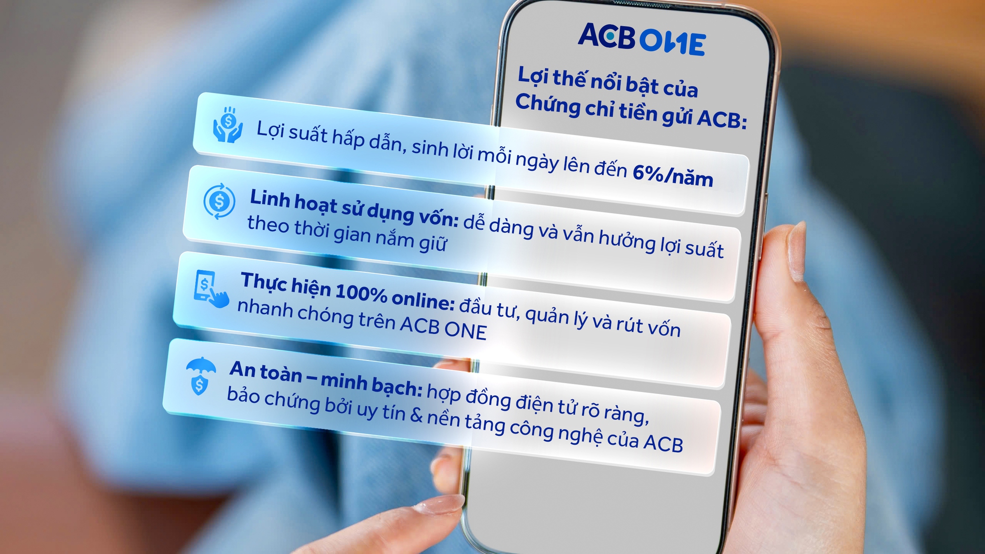 Chứng chỉ tiền gửi ACB: Sinh lời từ “thời gian vàng” - Ảnh 3.