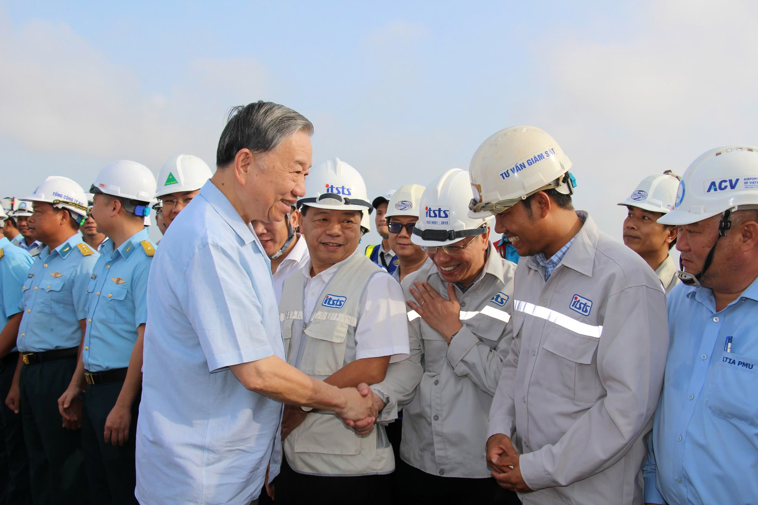 Tổng Bí thư Tô Lâm kiểm tra Dự án sân bay Long Thành - Ảnh 1.
