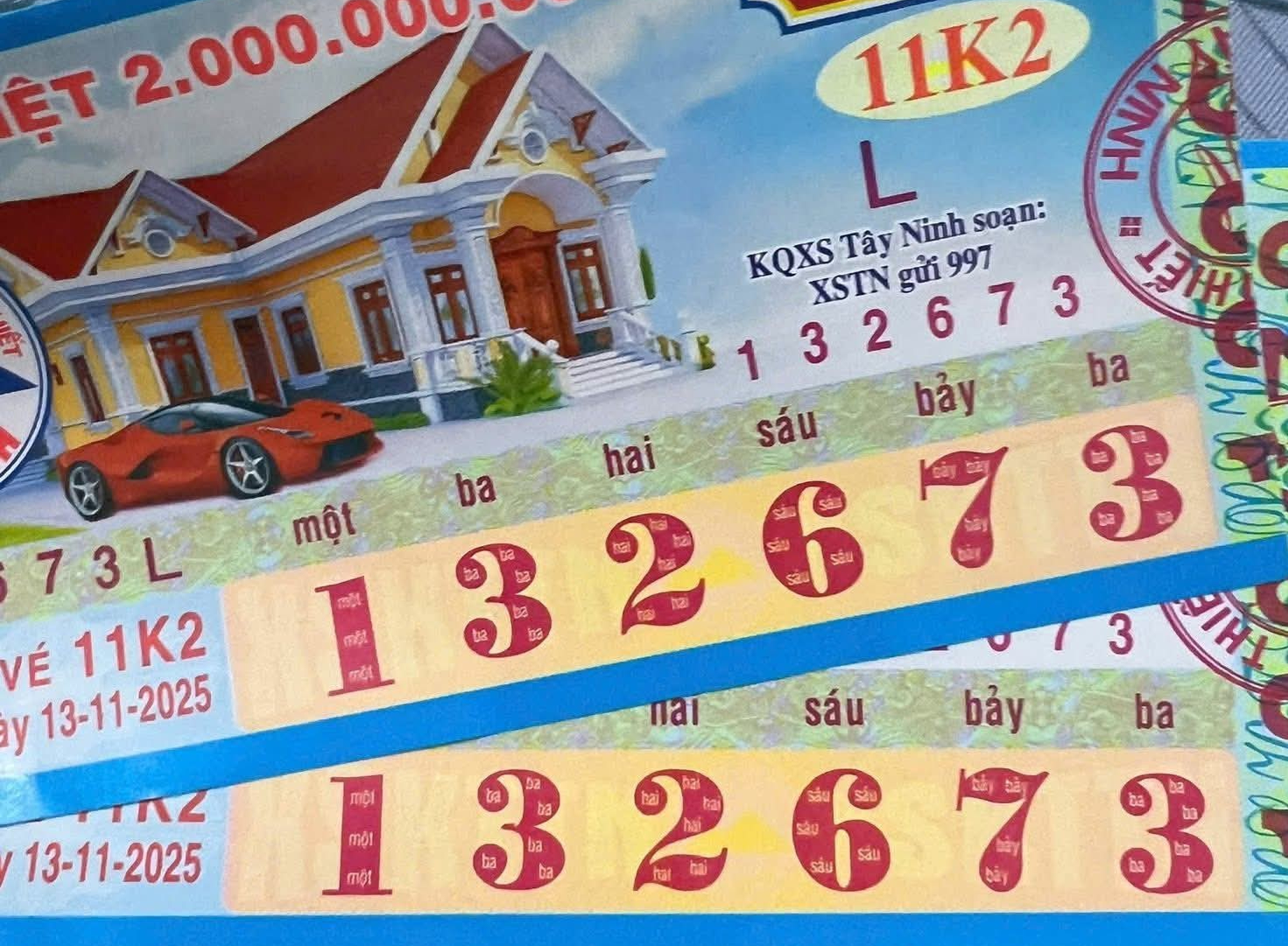 Xổ số miền Nam ngày 13 - 11: Giải đặc biệt trúng liên tiếp tại Tây Ninh - Ảnh 1. Xổ số miền Nam ngày 13 - 11: Giải đặc biệt trúng liên tiếp tại Tây Ninh - Ảnh 1.