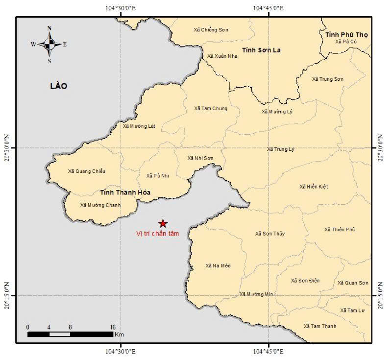 Động đất bên Lào, nhiều người ở Thanh Hóa hoảng hốt - Ảnh 1.