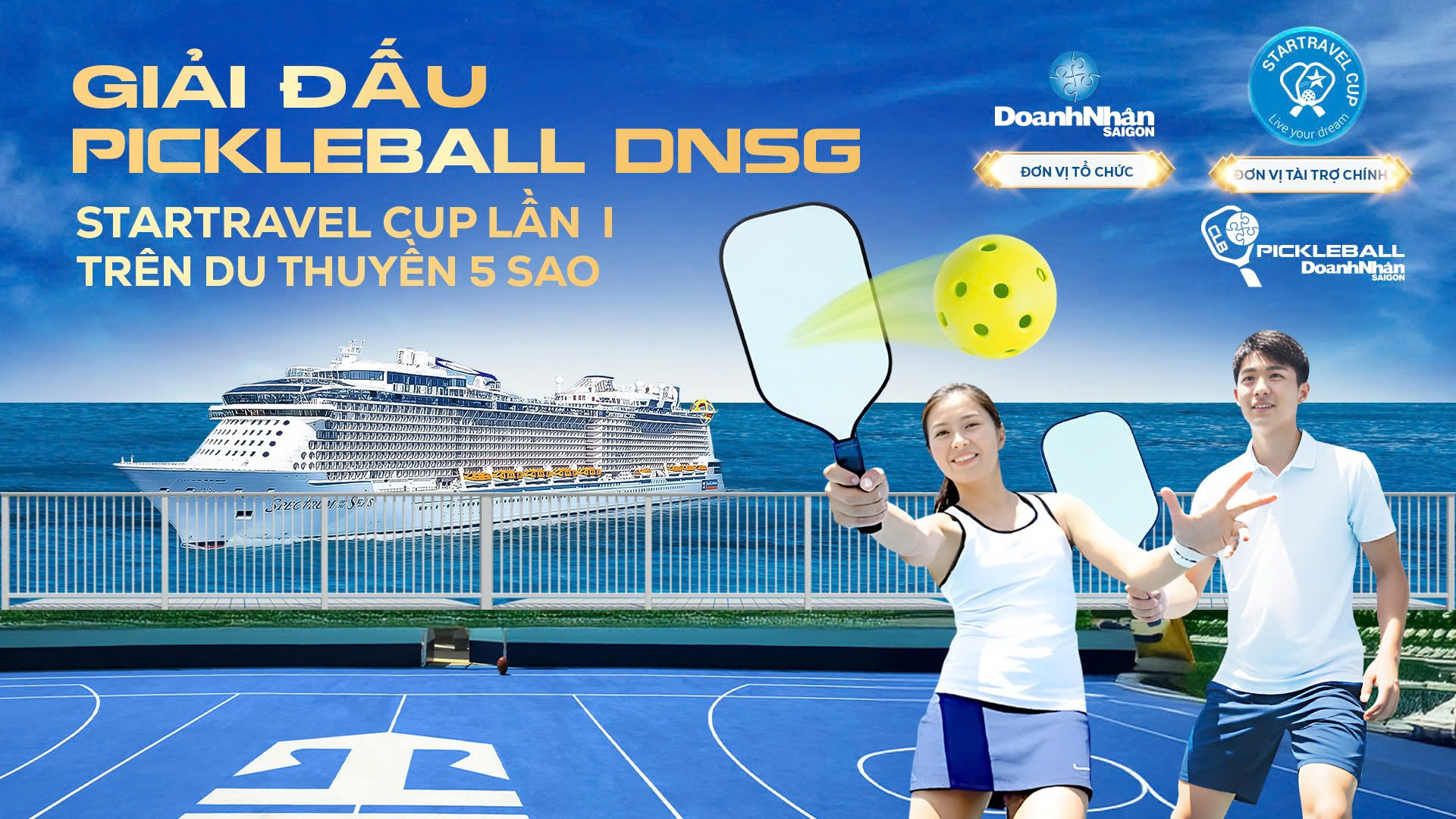 Giải Pickleball Doanh nhân Sài Gòn quy tụ 100 tay vợt tranh tài - Ảnh 1.