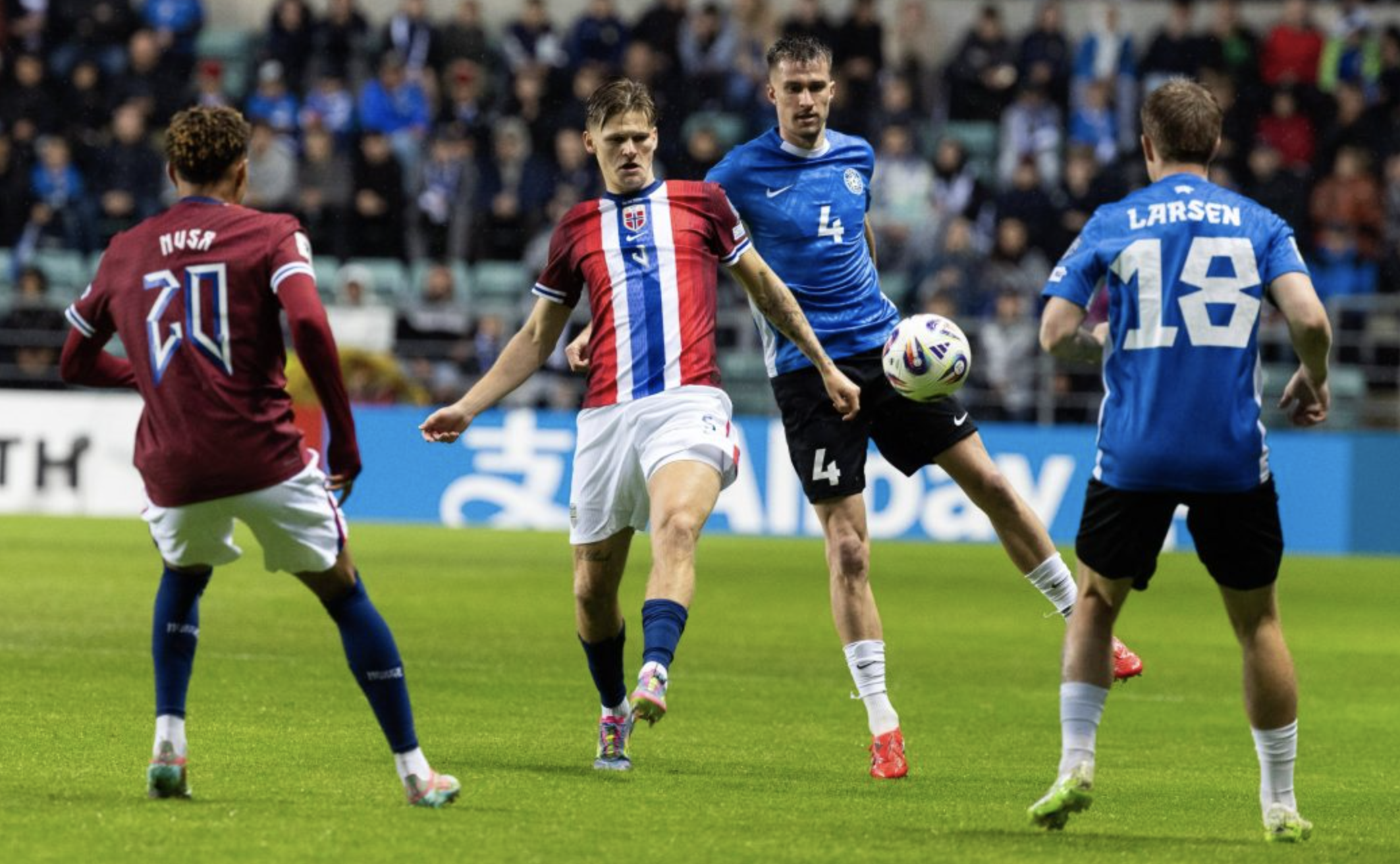 Haaland bùng nổ, Na Uy cầm chắc tấm vé World Cup 2026 - Ảnh 1.