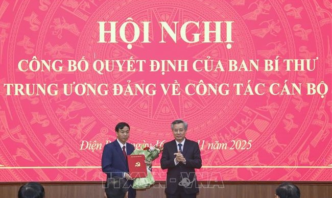 Ông Lê Văn Lương giữ chức Phó Bí thư Tỉnh ủy Điện Biên - Ảnh 1.