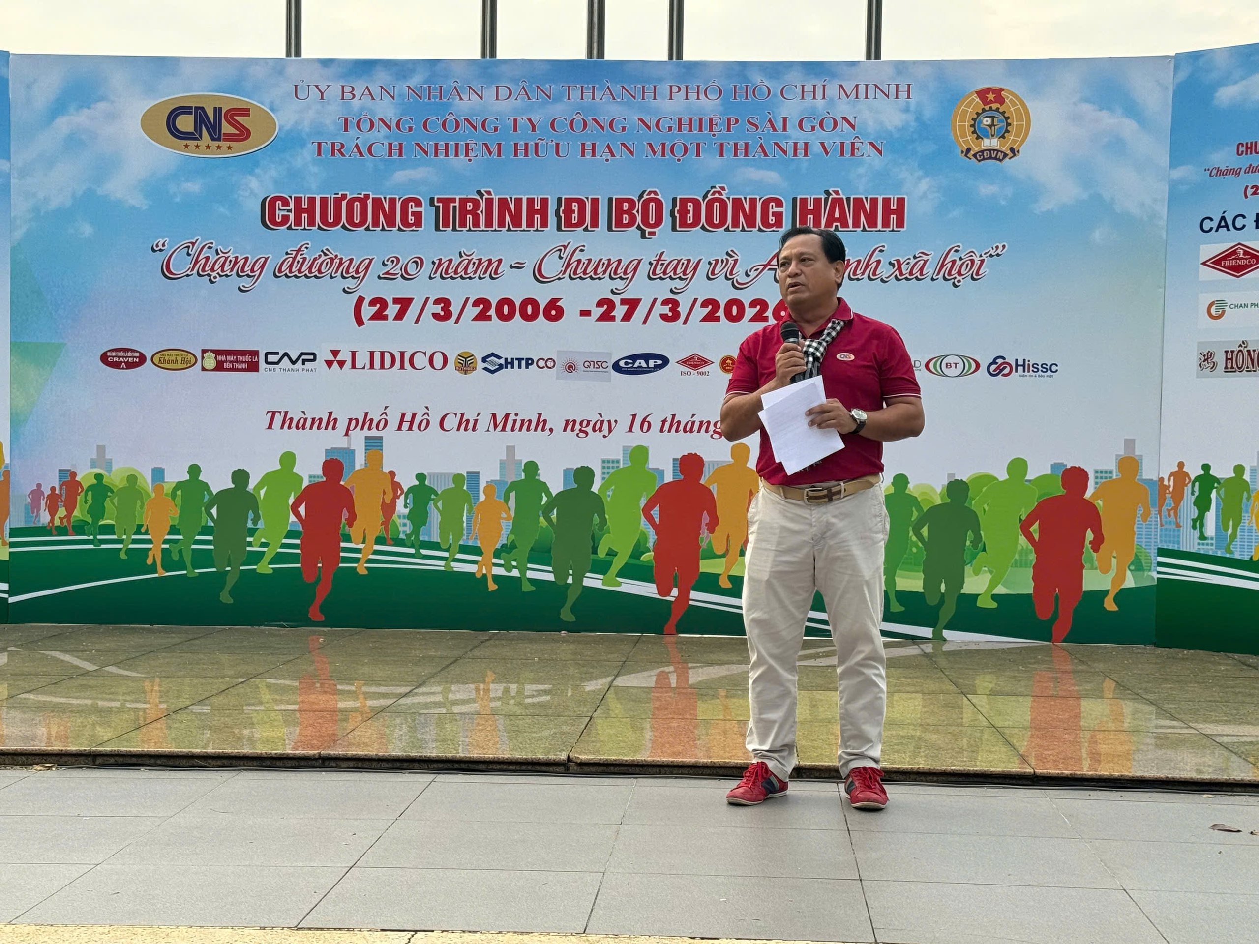 Tổng Công ty Công nghiệp Sài Gòn đi bộ đồng hành vì an sinh xã hội - Ảnh 1.