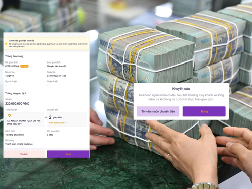 Chặn hàng trăm ngàn giao dịch đáng ngờ - Ảnh 1. Chặn hàng trăm ngàn giao dịch đáng ngờ - Ảnh 1.