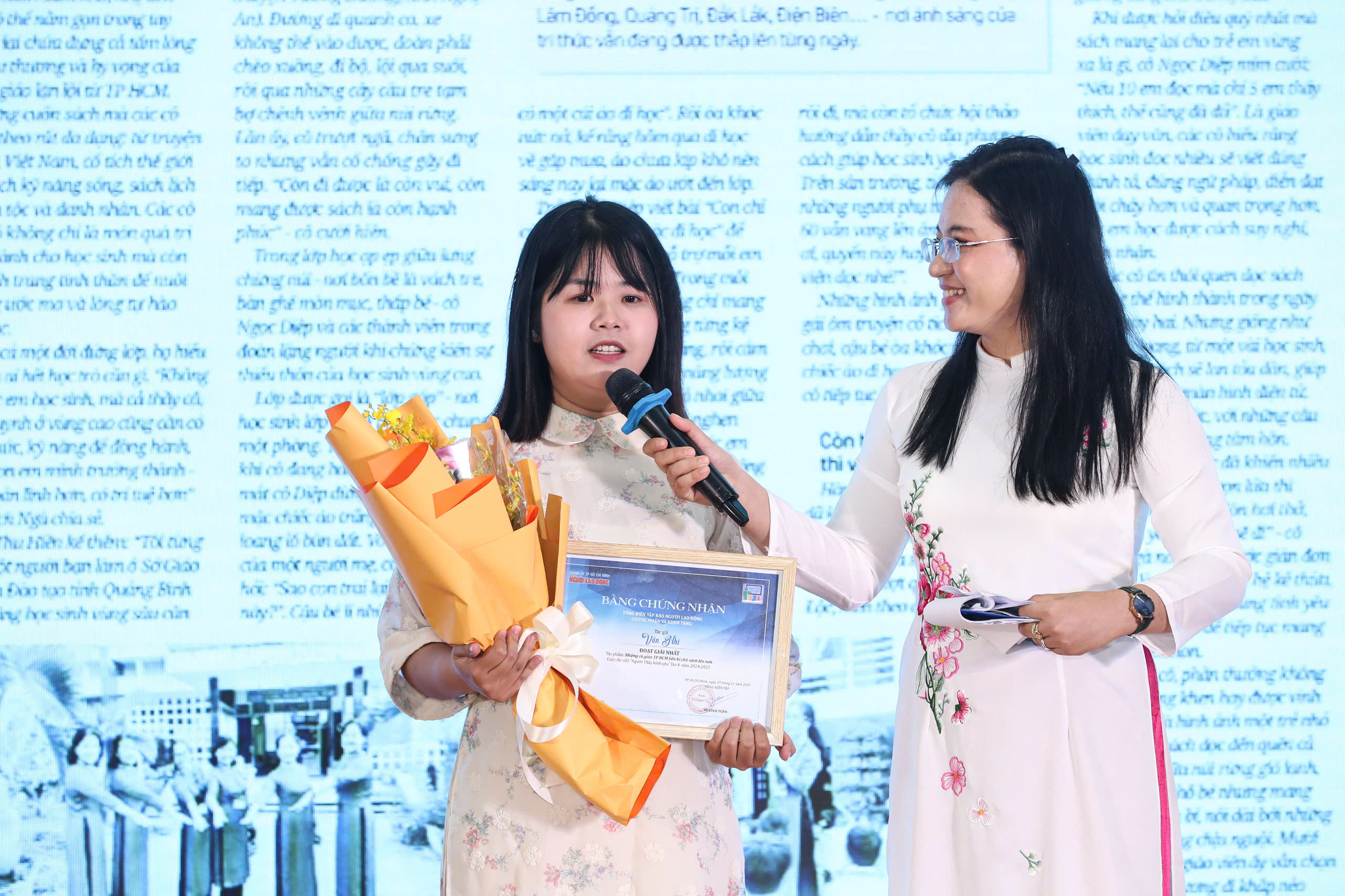 Nữ sinh 21 tuổi đoạt giải Nhất cuộc thi