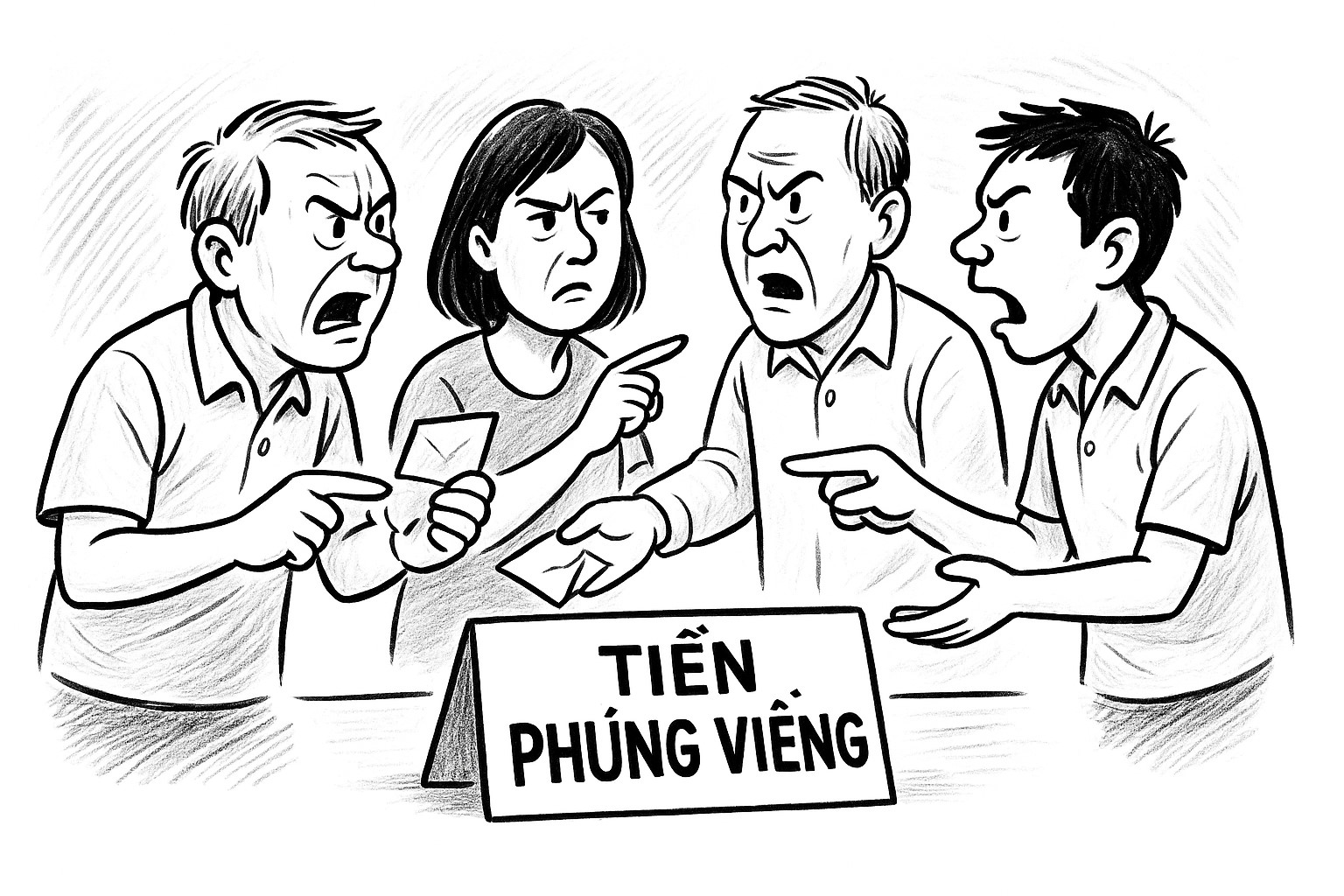 Tranh chấp tiền phúng viếng: Khi "nghĩa tận" hóa bi kịch - Ảnh 1.