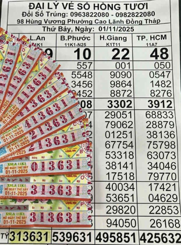 Xổ số miền Nam: Giải đặc biệt 313631 và 495851 tìm thấy người trúng thưởng - Ảnh 1. Xổ số miền Nam: Giải đặc biệt 313631 và 495851 tìm thấy người trúng thưởng - Ảnh 1.