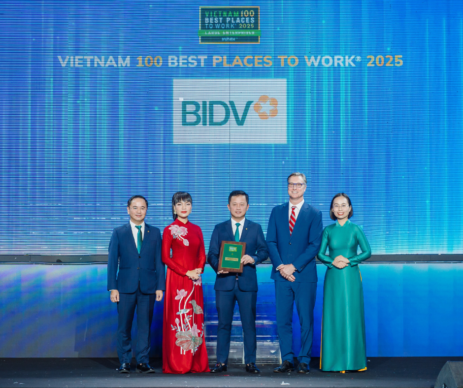 BIDV được vinh danh "Nơi làm việc tốt nhất Việt Nam" năm thứ ba liên tiếp - Ảnh 1.