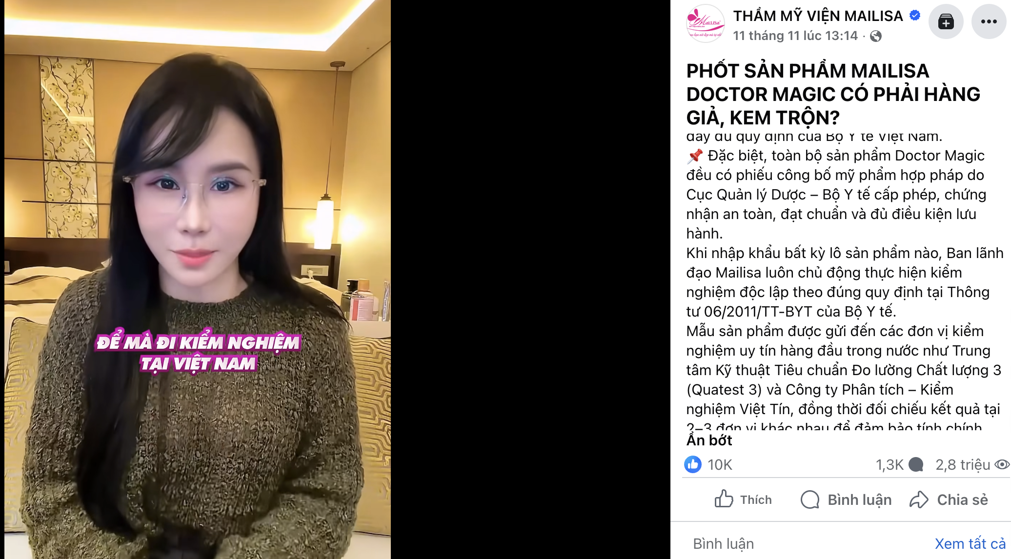 Mỹ phẩm Doctor Magic được cấp phép thế nào trước khi chủ Mailisa bị bắt? - Ảnh 1.