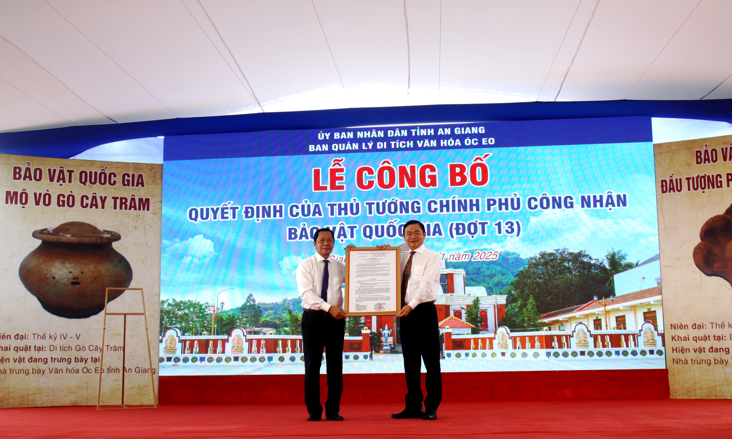 Công nhận Bảo vật Quốc gia và Kỷ lục Việt Nam tại An Giang - Ảnh 1.