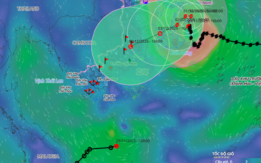Diễn biến mới nhất về vùng áp thấp Biển Đông và thời tiết khu vực Nam Trung Bộ - Ảnh 2. Diễn biến mới nhất về vùng áp thấp Biển Đông và thời tiết khu vực Nam Trung Bộ - Ảnh 2.