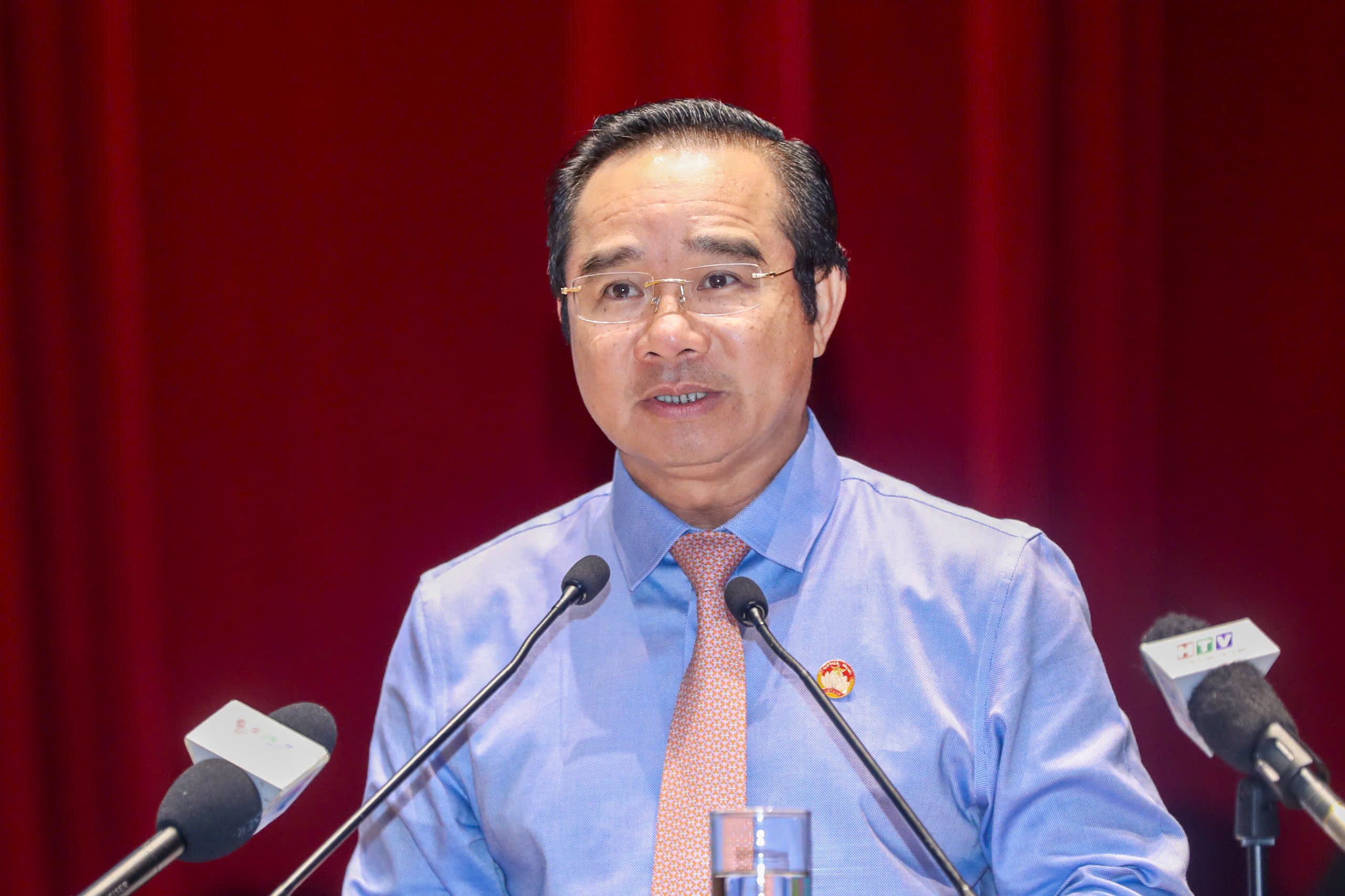 Chủ tịch UBND TP HCM Nguyễn Văn được phát biểu tại Đại hội MTTQ Việt Nam Thành phố - Ảnh 1.