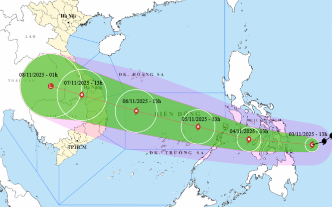Bão Kalmaegi mạnh mẽ ảnh hưởng miền Trung từ đêm 6 - 11 , chuẩn bị ứng phó ngay - Ảnh 2. Bão Kalmaegi mạnh mẽ ảnh hưởng miền Trung từ đêm 6 - 11 , chuẩn bị ứng phó ngay - Ảnh 2.
