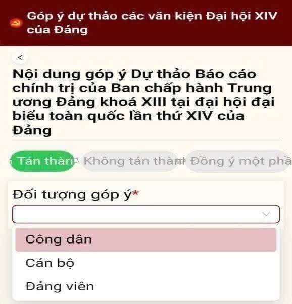Công an TP HCM hướng dẫn góp ý dự thảo Văn kiện Đại hội Đảng qua VNeID - Ảnh 6.