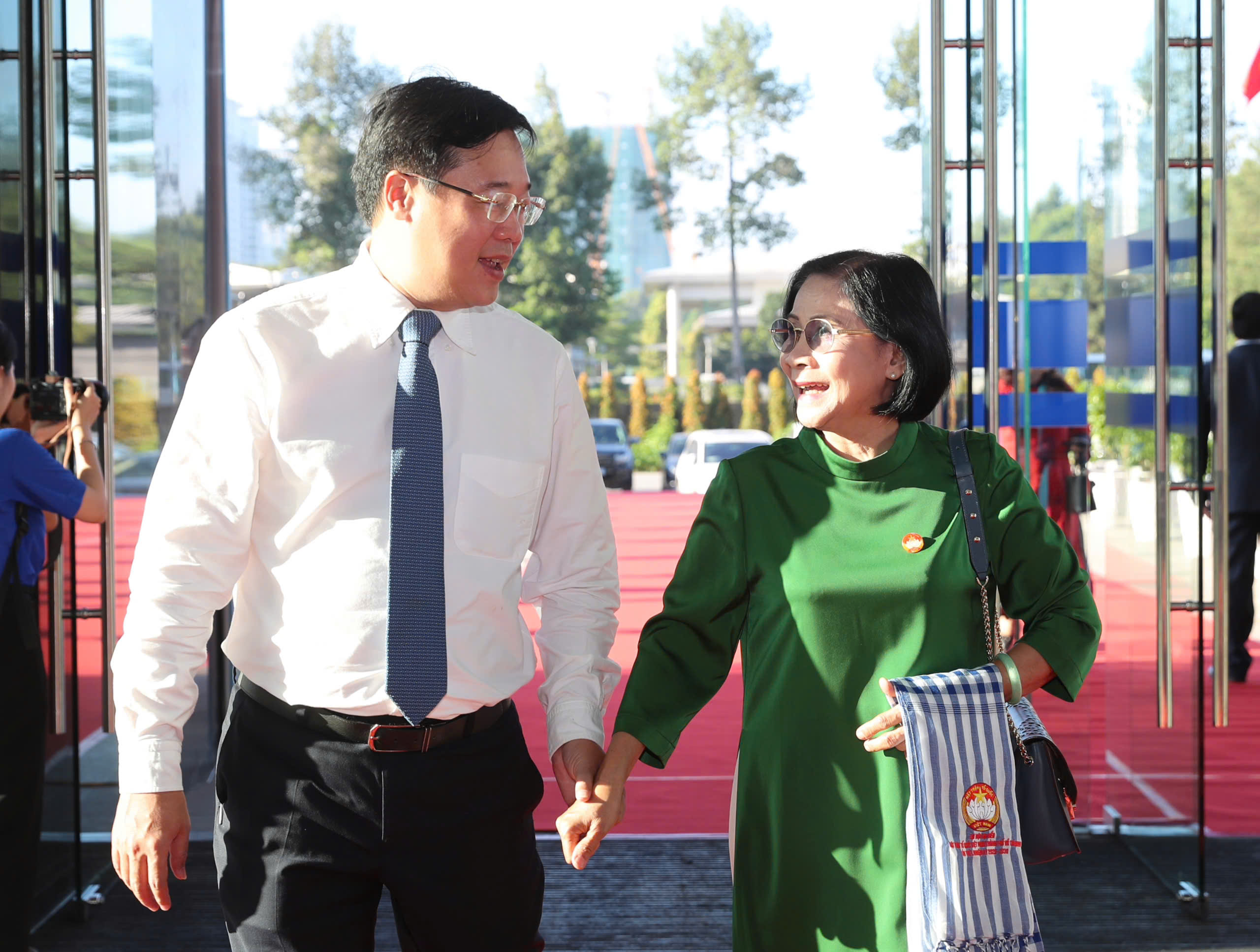 Chùm ảnh: Lãnh đạo Trung ương, TPHCM đến dự Đại hội đại biểu MTTQ Việt Nam TPHCM - Ảnh 6.