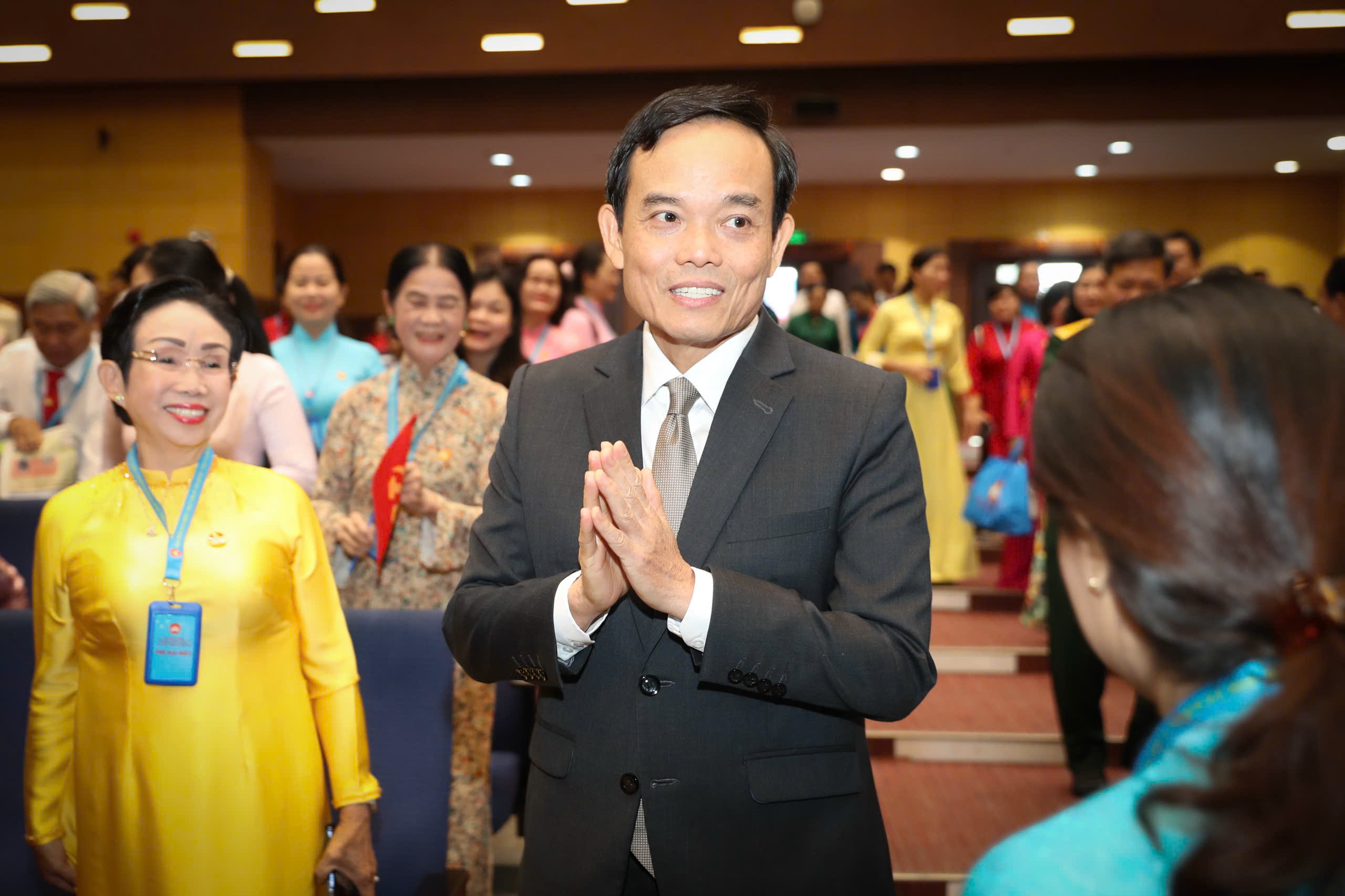 Chùm ảnh: Lãnh đạo Trung ương, TPHCM đến dự Đại hội đại biểu MTTQ Việt Nam TPHCM - Ảnh 4.