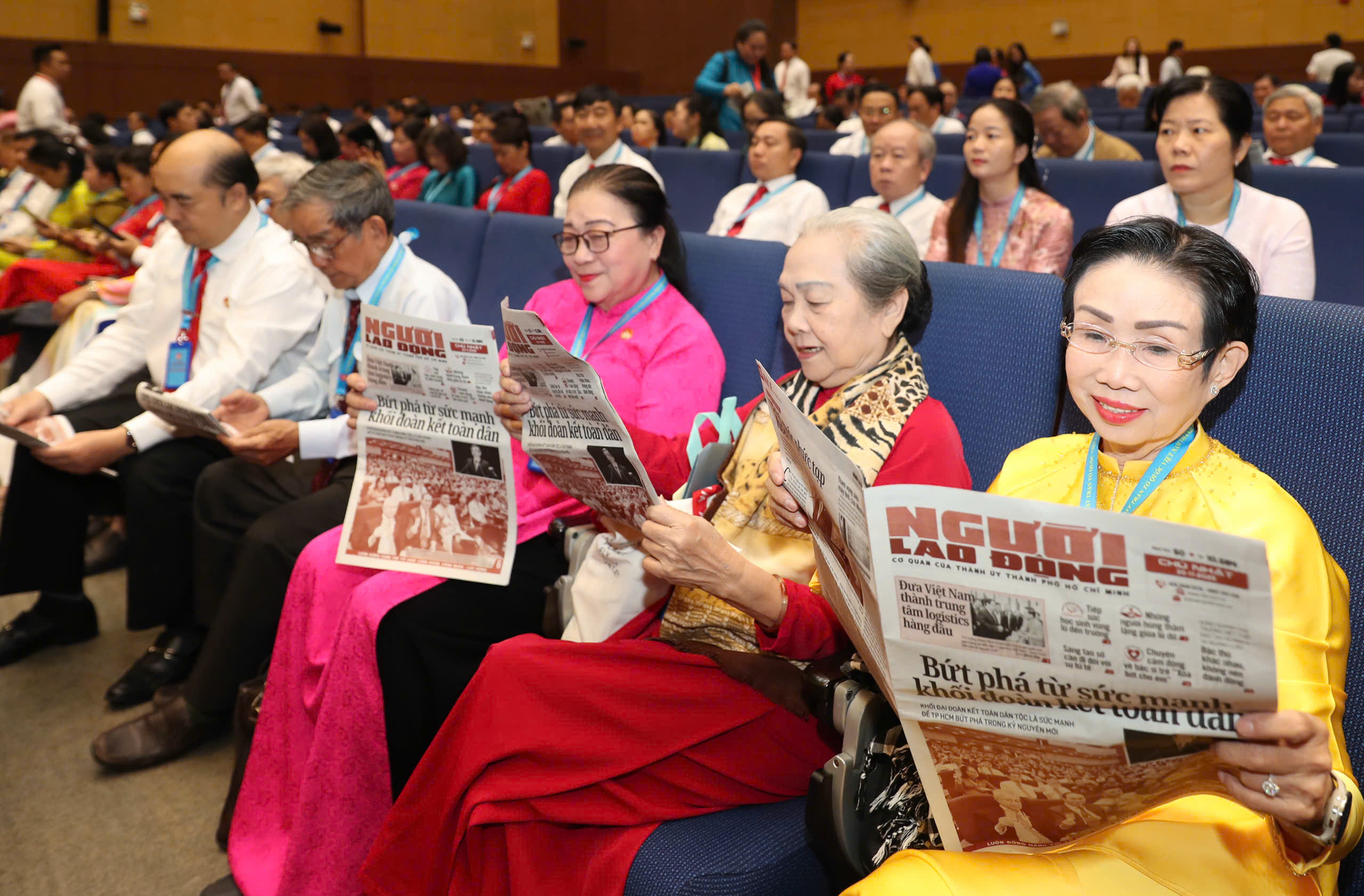 Chùm ảnh: Lãnh đạo Trung ương, TPHCM đến dự Đại hội đại biểu MTTQ Việt Nam TPHCM - Ảnh 9.