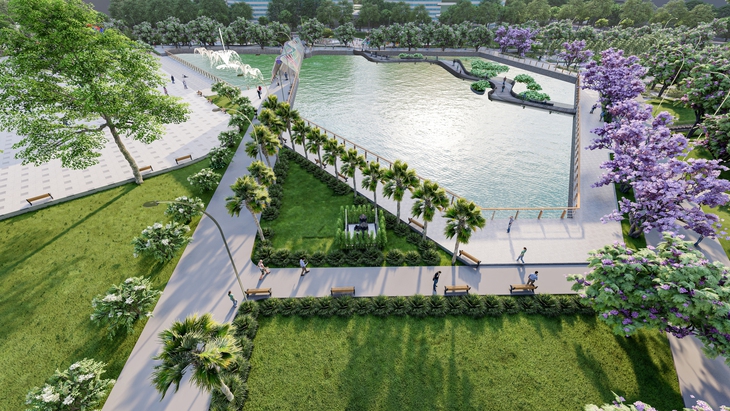 Khởi công công viên gần 100 tỉ đồng tại khu Trường đua Phú Thọ - Ảnh 6.