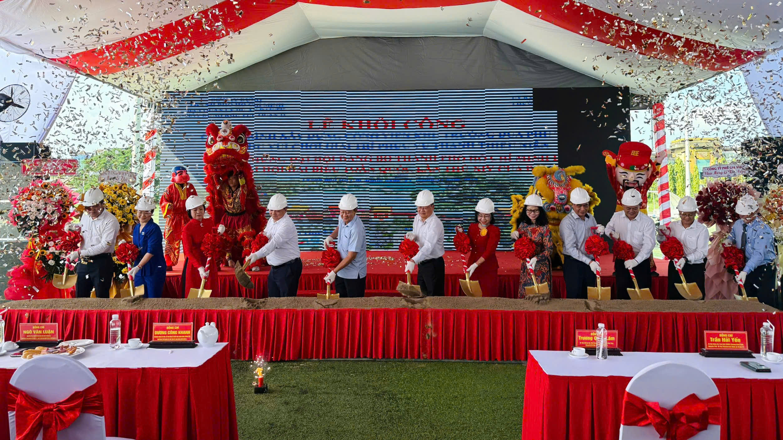 Khởi công công viên gần 100 tỉ đồng tại khu Trường đua Phú Thọ - Ảnh 2.