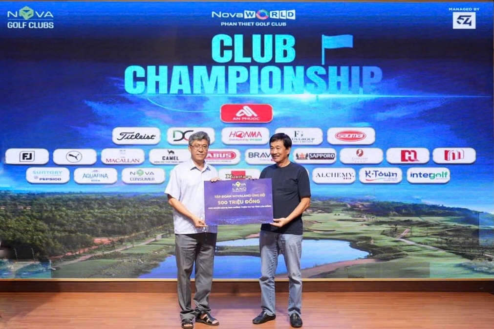 NovaGroup đóng góp hơn 700 triệu đồng hỗ trợ cộng đồng qua giải NovaWorld Club Championship 2025 - Ảnh 1.