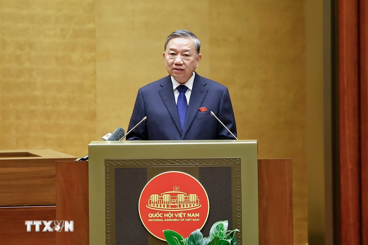 Tổng Bí thư Tô Lâm: Gợi mở 5 yêu cầu cụ thể về góp ý dự thảo Văn kiện Đại hội XIV của Đảng - Ảnh 1.