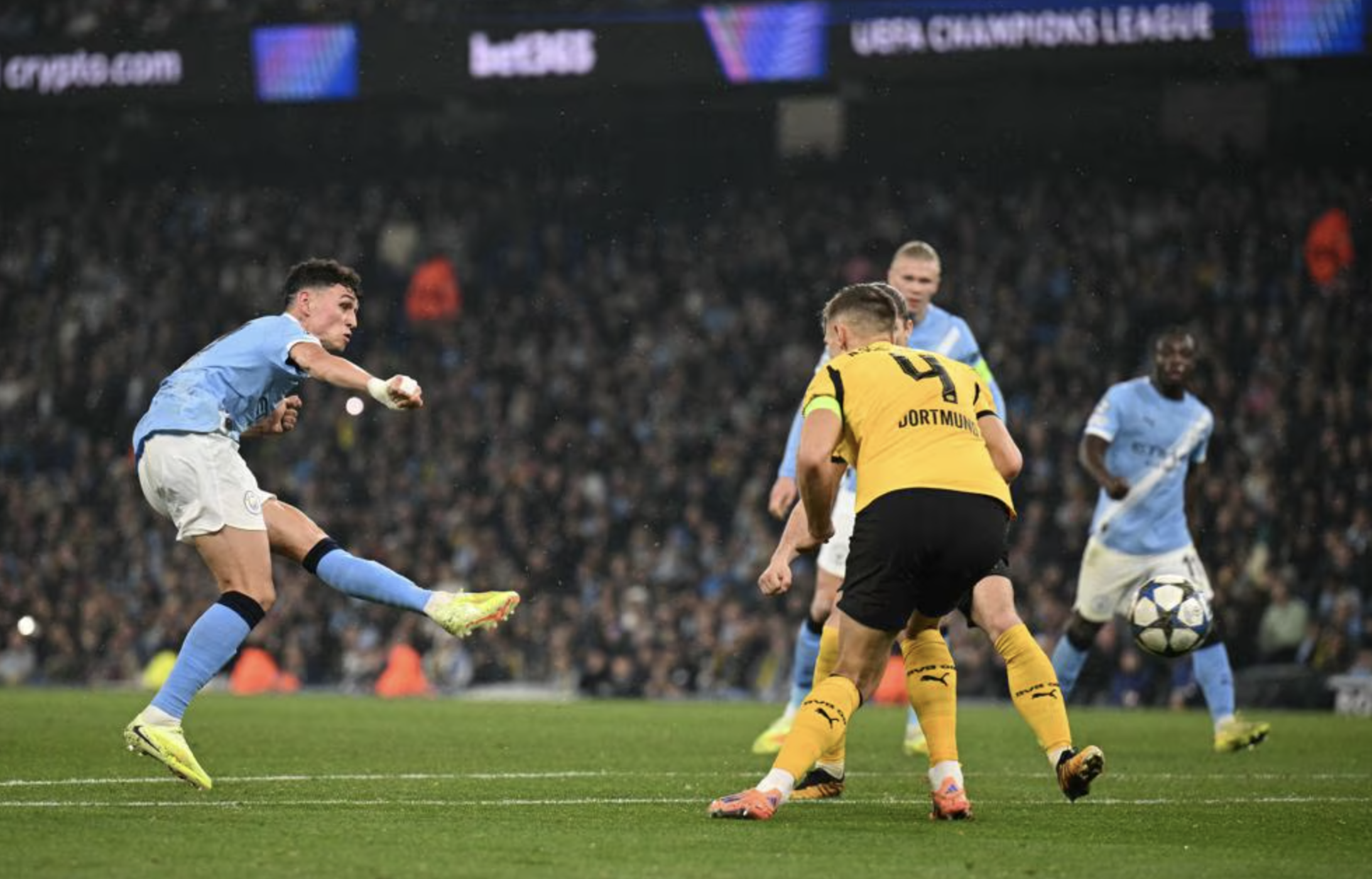 Champions League: Haaland ghi bàn trước cố nhân, Man City thắng "hủy diệt" Dortmund - Ảnh 2.