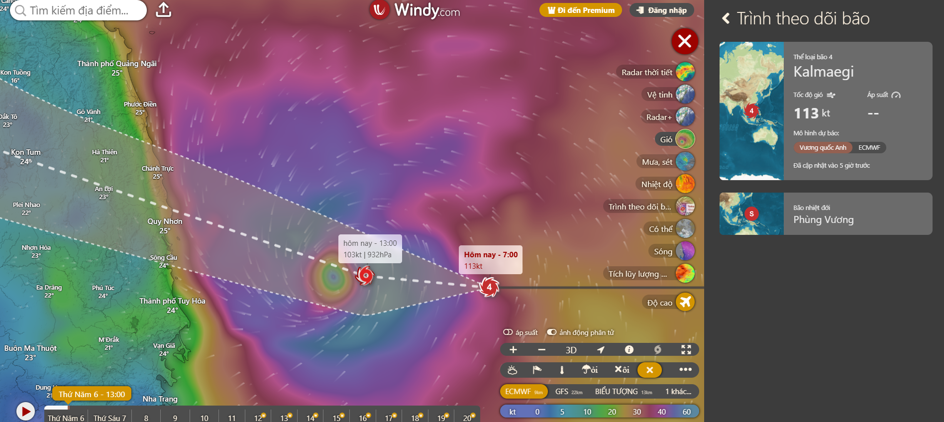 Cách đơn giản theo dõi bão số 13 Kalmaegi trực tiếp trên điện thoại - Ảnh 2.