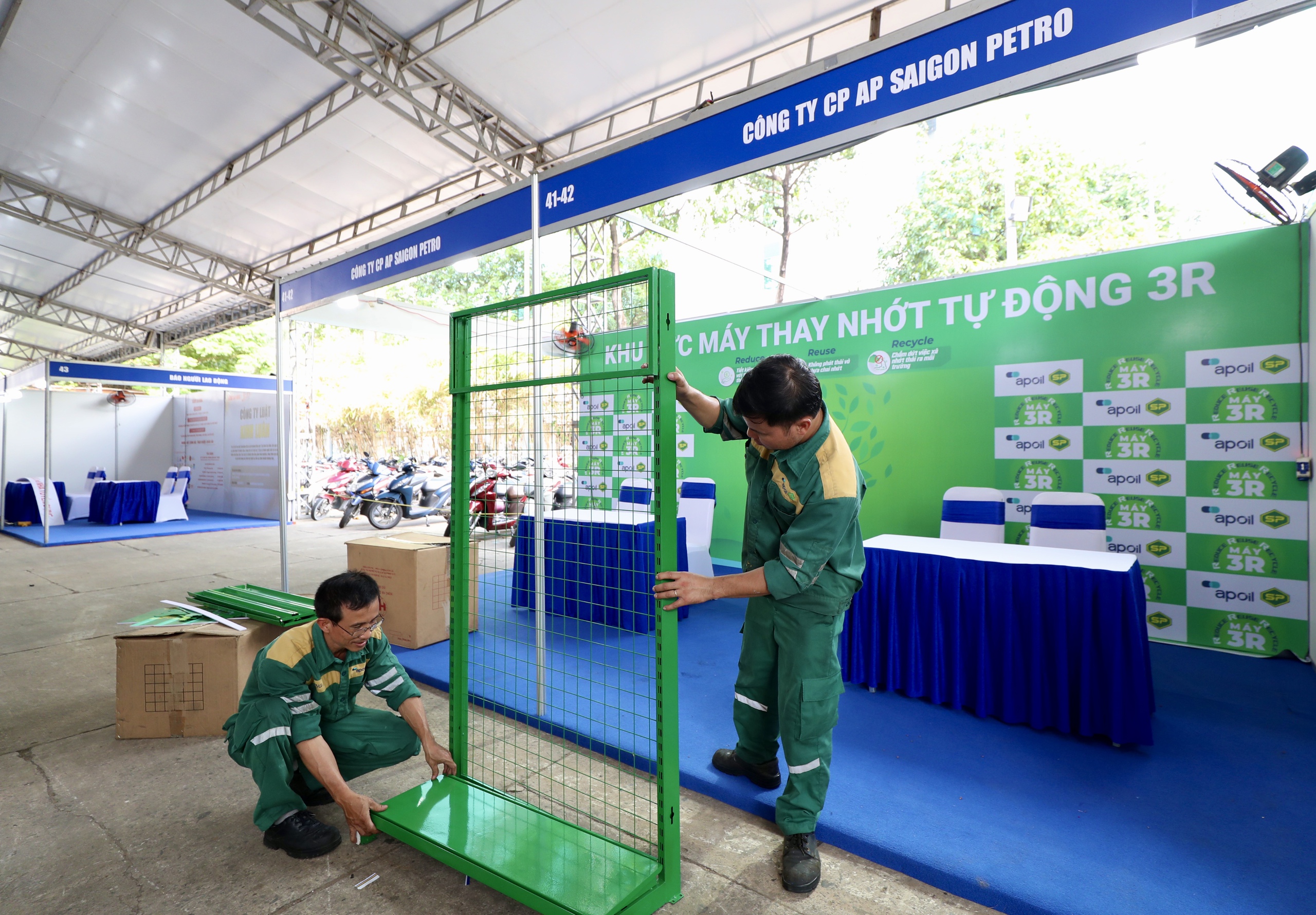 Không khí rộn ràng trước ngày khai mạc Job Link 2025 - Ảnh 9.