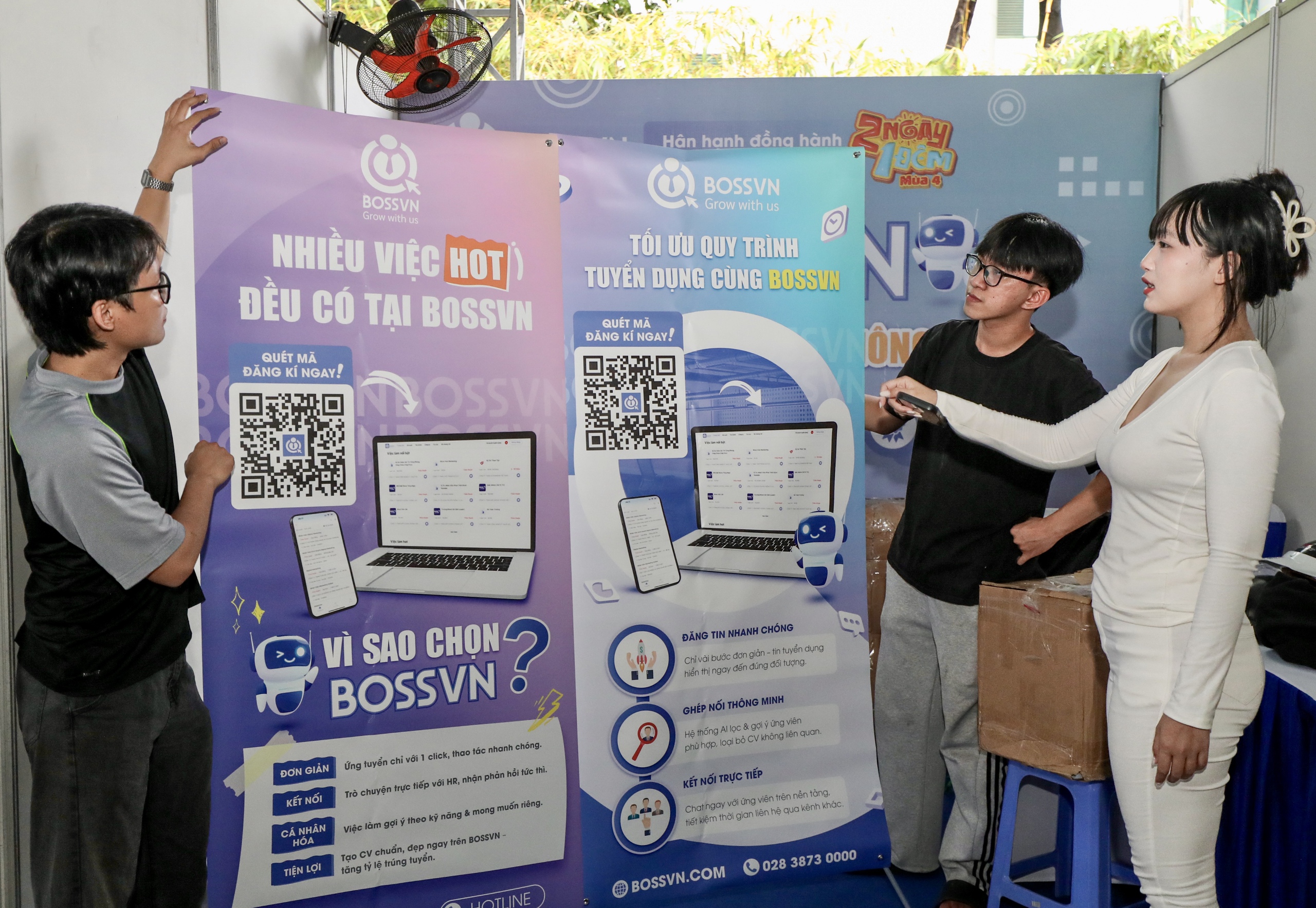 Không khí rộn ràng trước ngày khai mạc Job Link 2025 - Ảnh 3.