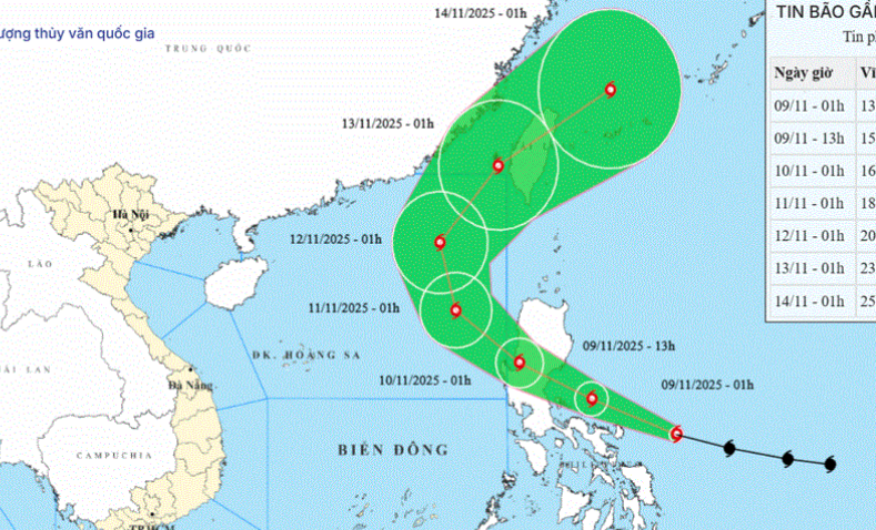 Bão Fung Wong mạnh cấp 15 sắp vào Biển Đông gây sóng cao 10 m - Ảnh 1. Bão Fung Wong mạnh cấp 15 sắp vào Biển Đông gây sóng cao 10 m - Ảnh 1.