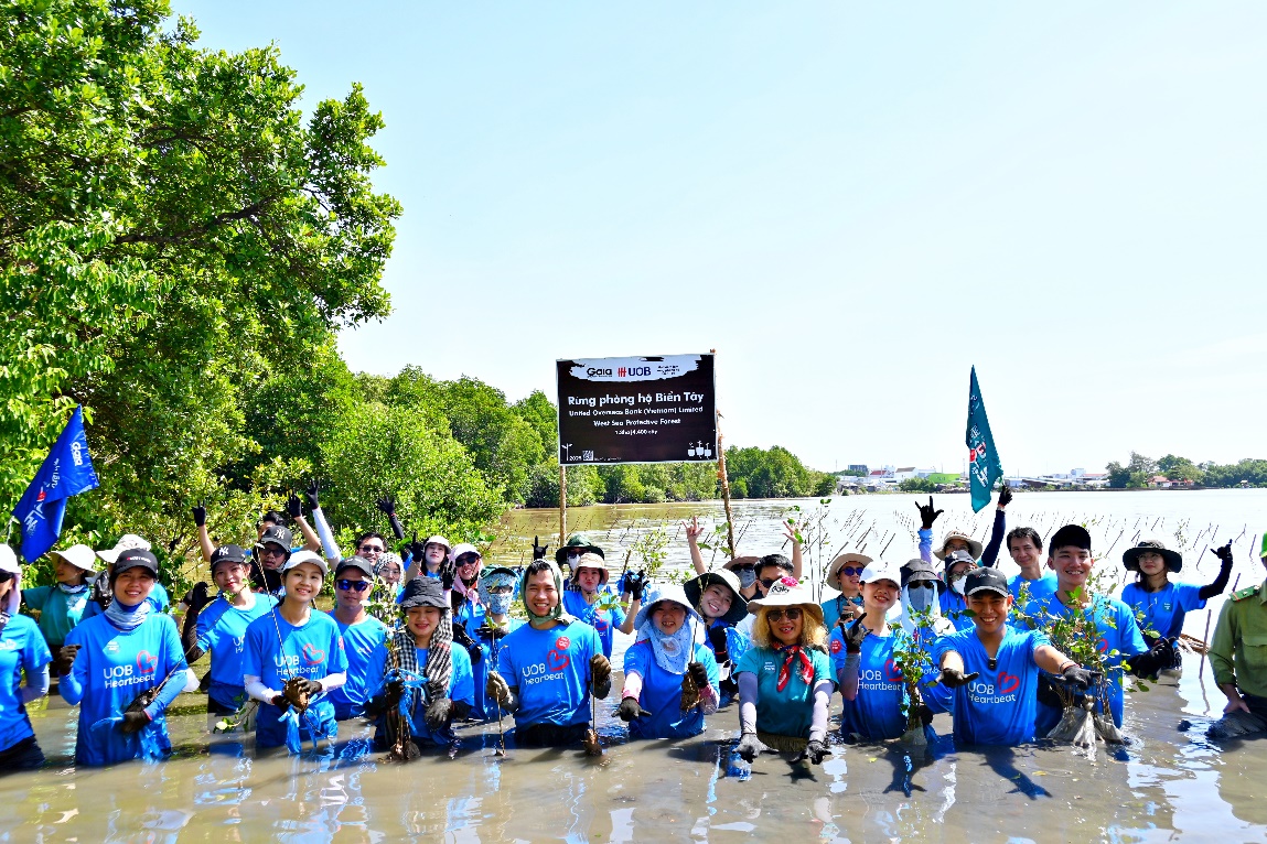 UOB Việt Nam khởi động trồng 10.000 cây rừng phòng hộ Cà Mau - Ảnh 1.