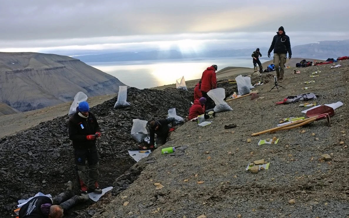 Mỹ: Thủy qu&aacute;i d&agrave;i 11 m&eacute;t "trỗi dậy" từ l&ograve;ng s&ocirc;ng cổ - Ảnh 2.