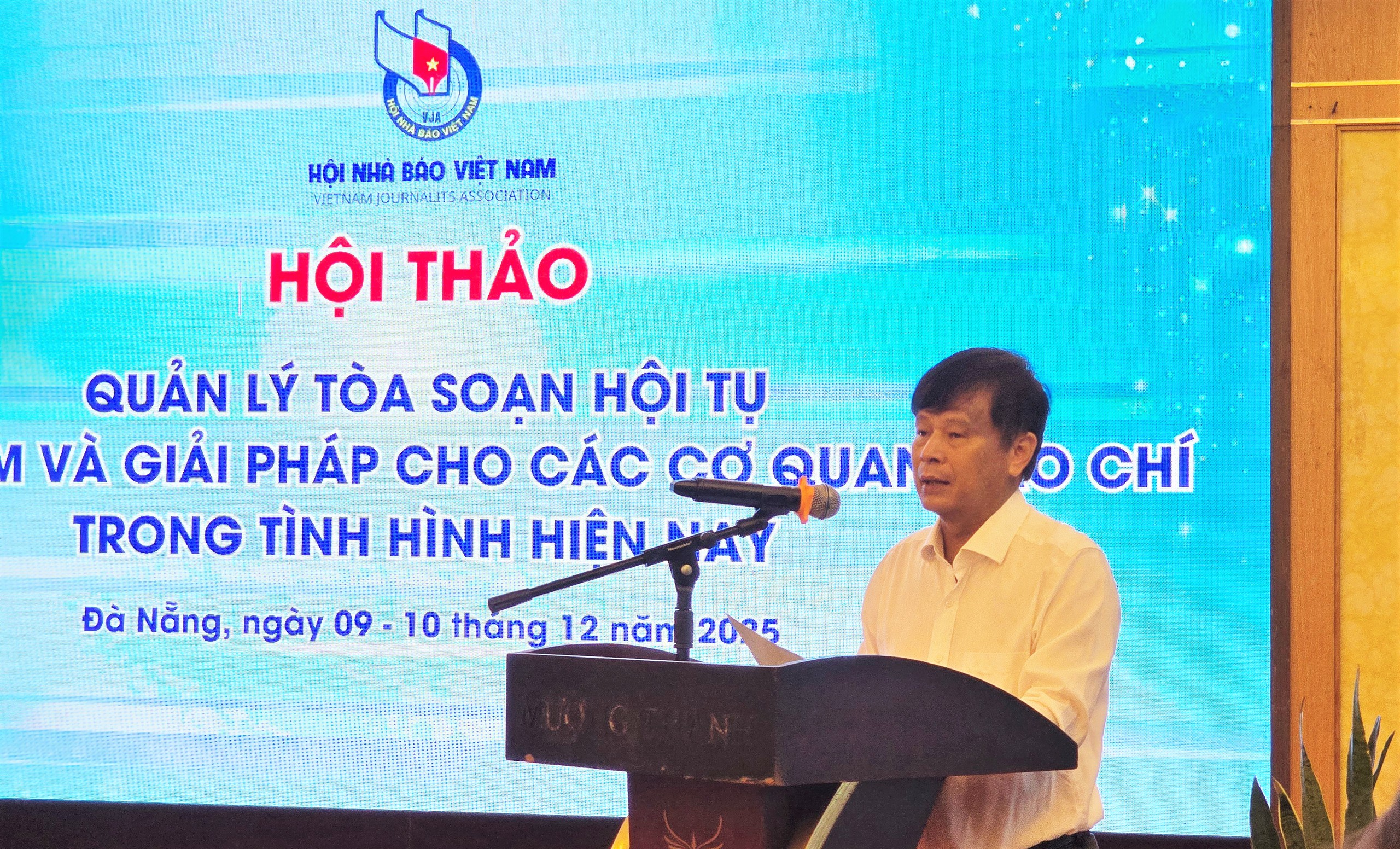 Chia sẻ kinh nghiệm quản lý tòa soạn hội tụ tại Đà Nẵng cho báo chí hiện đại - Ảnh 1.