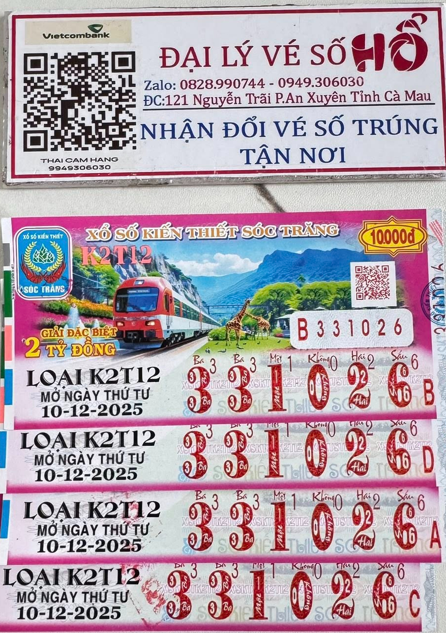 Xổ số miền Nam 12 - 12: Nhiều khách hàng trúng độc đắc tại TPHCM và Vĩnh Long - Ảnh 3.