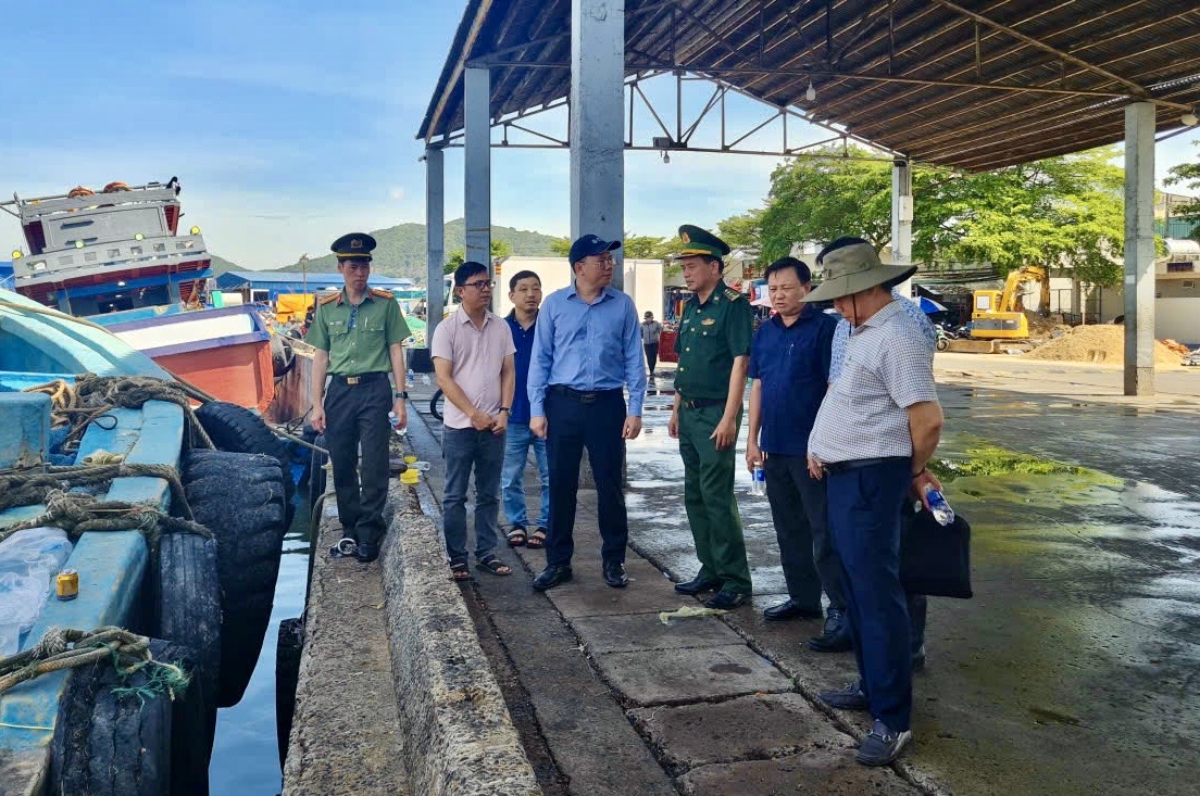 Phó Chủ tịch UBND TPHCM Hoàng Nguyên Dinh kiểm tra tại các cảng cá - Ảnh 2.