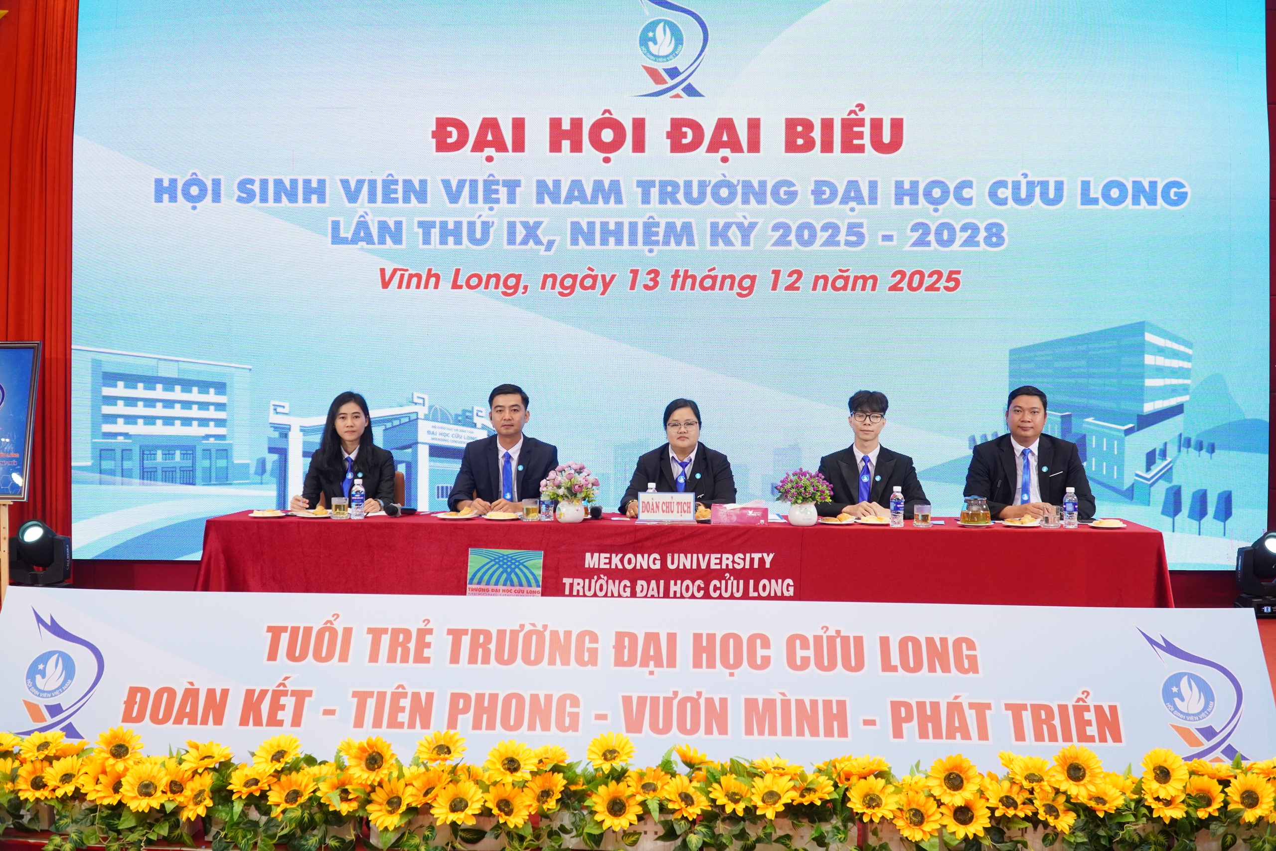 Đồng chí Thái Thị Hiền tái đắc cử Chủ tịch Hội Sinh viên Trường Đại học Cửu Long - Ảnh 2.