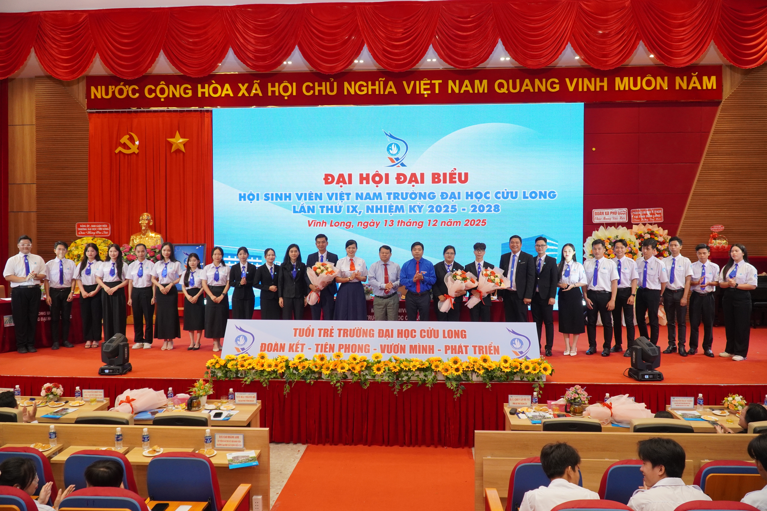 Đồng chí Thái Thị Hiền tái đắc cử Chủ tịch Hội Sinh viên Trường Đại học Cửu Long - Ảnh 4.