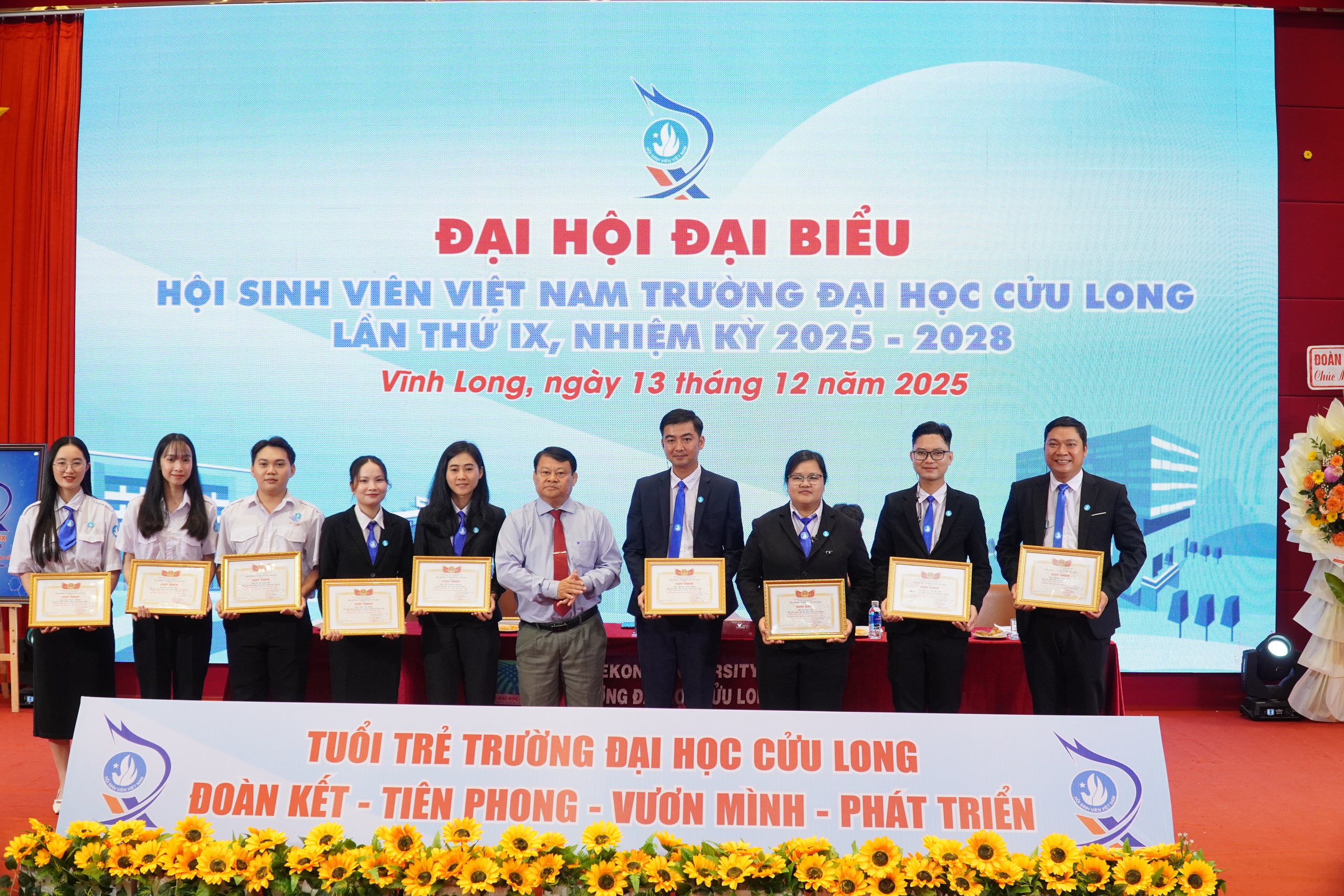 Đồng chí Thái Thị Hiền tái đắc cử Chủ tịch Hội Sinh viên Trường Đại học Cửu Long - Ảnh 6.