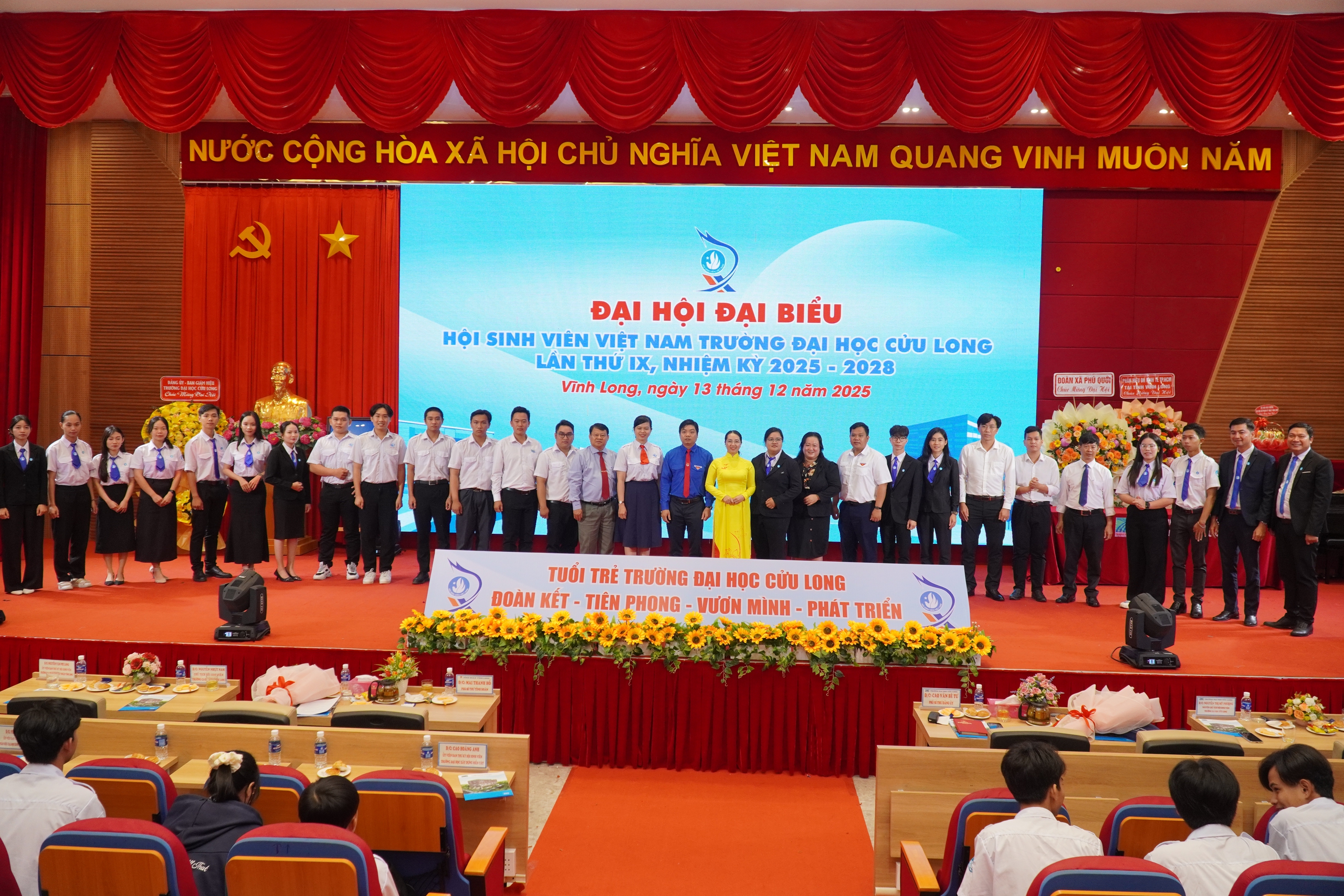 Đồng chí Thái Thị Hiền tái đắc cử Chủ tịch Hội Sinh viên Trường Đại học Cửu Long - Ảnh 7.