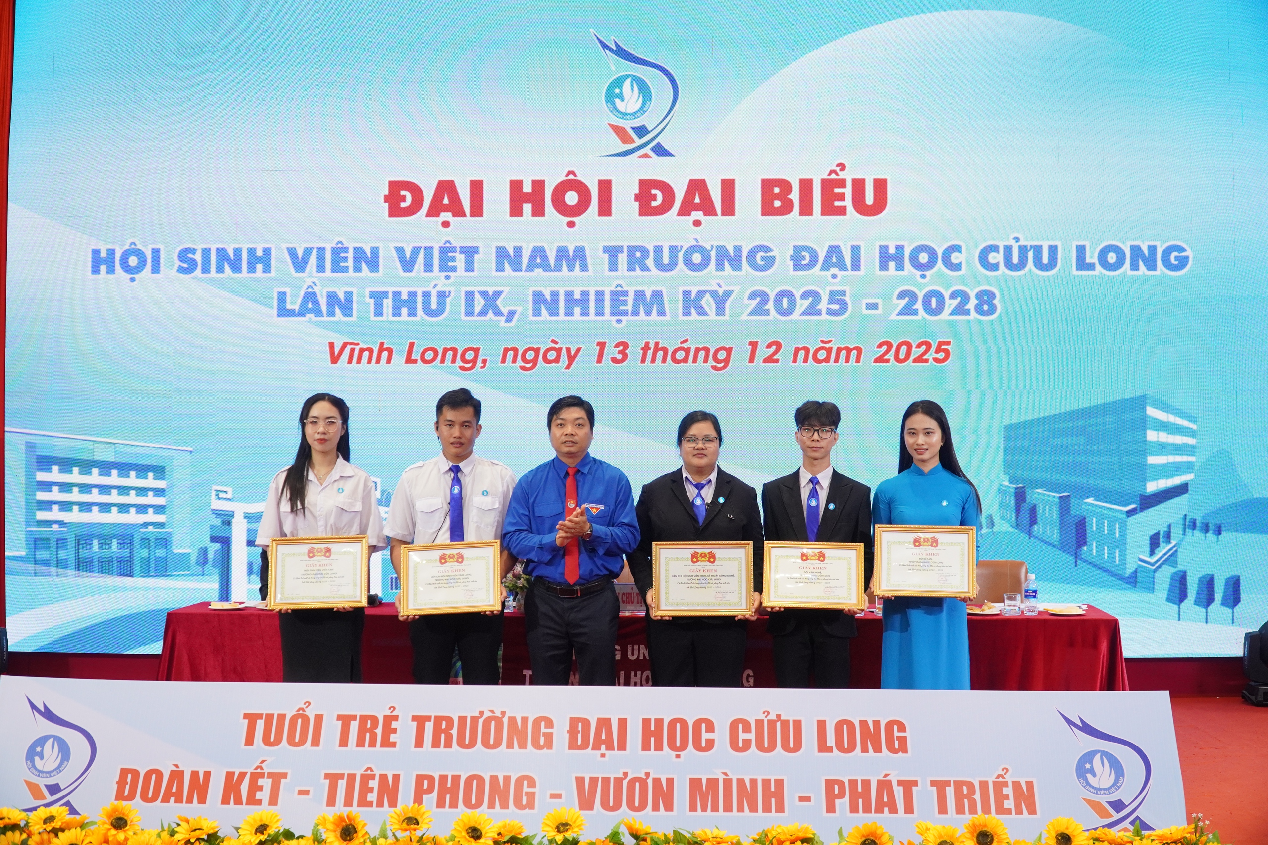 Đồng chí Thái Thị Hiền tái đắc cử Chủ tịch Hội Sinh viên Trường Đại học Cửu Long - Ảnh 5.