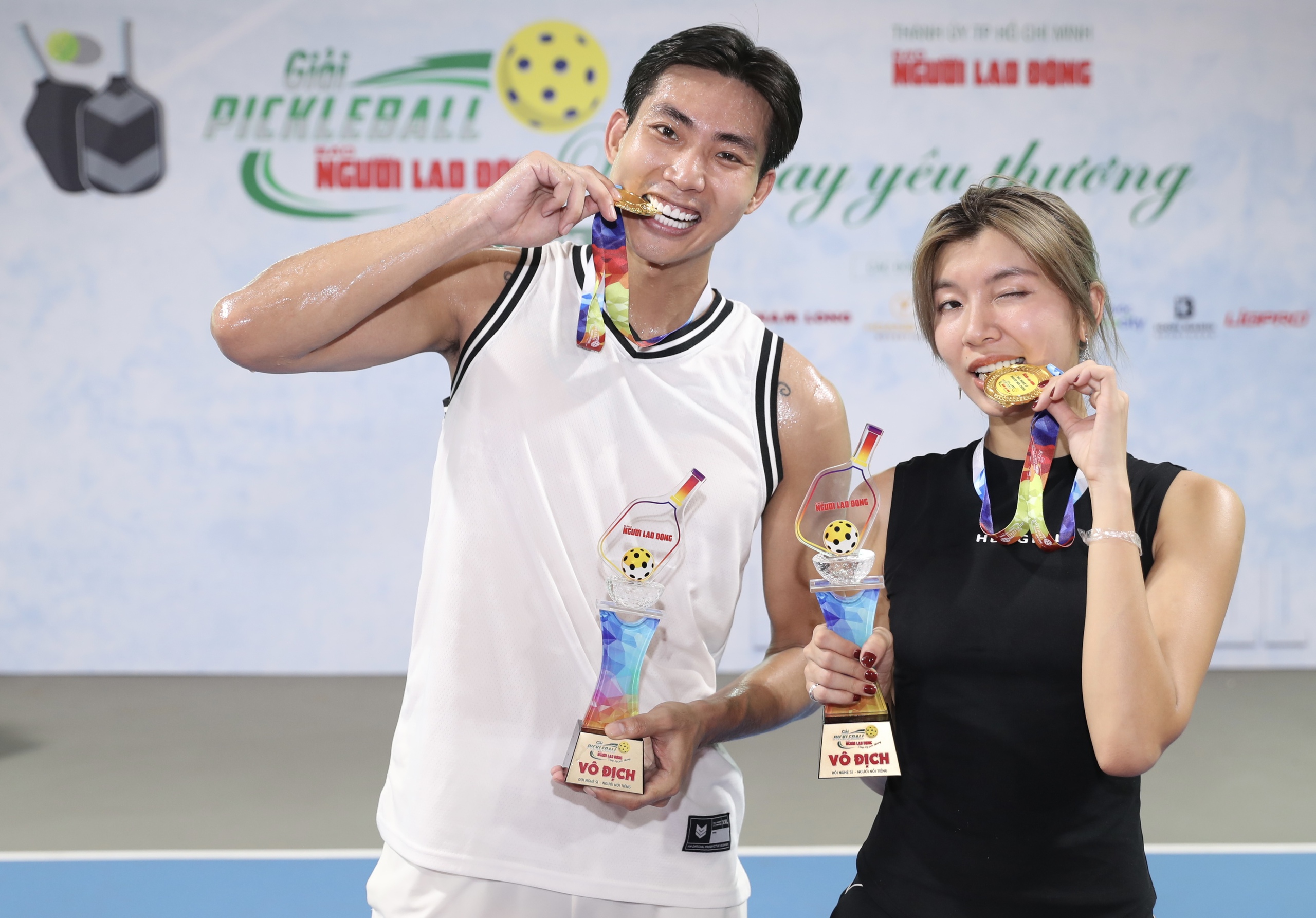 Những khoảnh khắc đẹp tại giải Pickleball "Vòng tay yêu thương" Báo Người Lao Động 2025 - Ảnh 13.