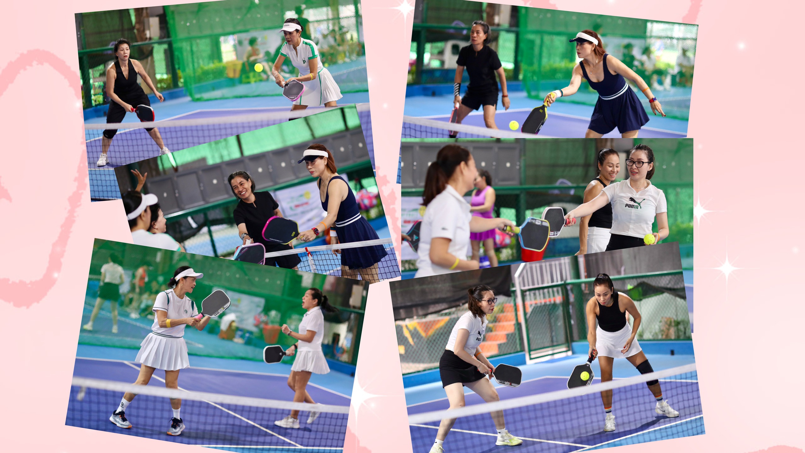 Những khoảnh khắc đẹp tại giải Pickleball