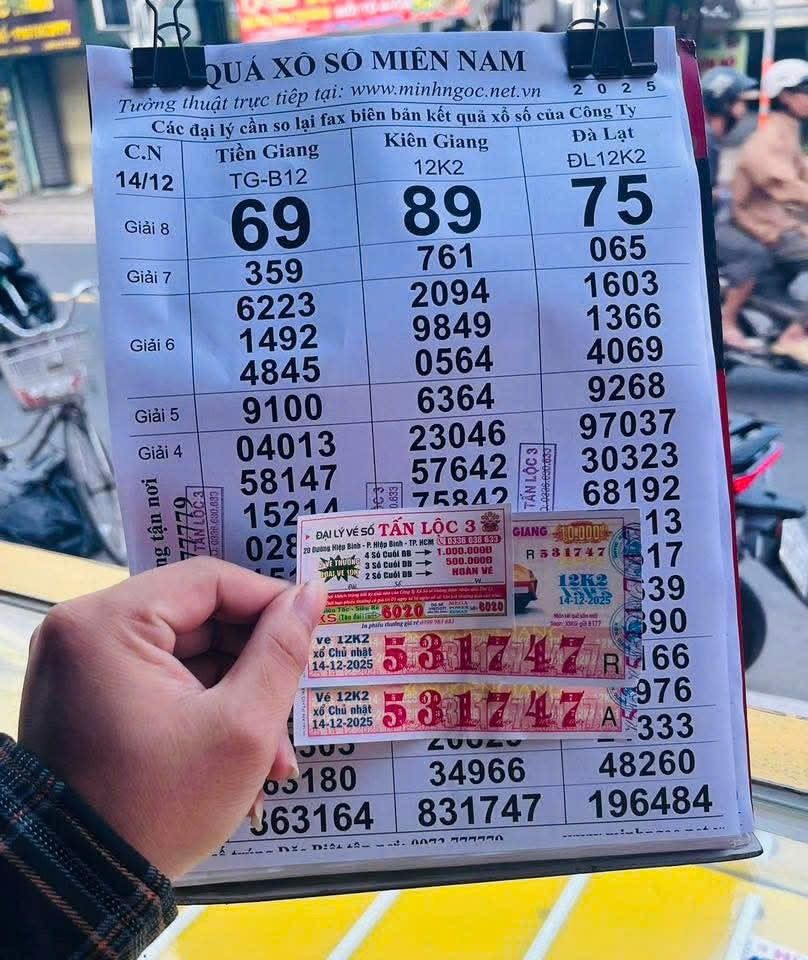 Xổ số miền Nam: Vé số Kiên Giang trúng độc đắc liên tiếp tại TPHCM - Ảnh 1. Xổ số miền Nam: Vé số Kiên Giang trúng độc đắc liên tiếp tại TPHCM - Ảnh 1.